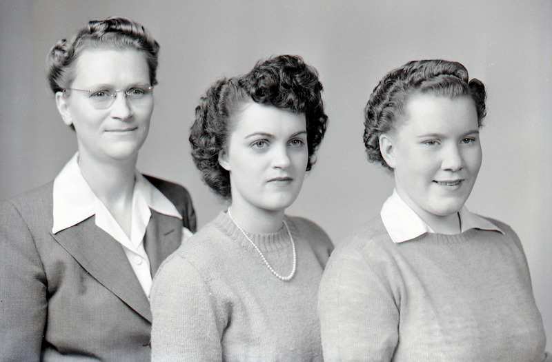 Mrs. Louise Curtis, Betty & Donna