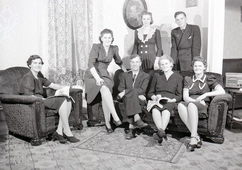 Clarence Sibley Family Group 