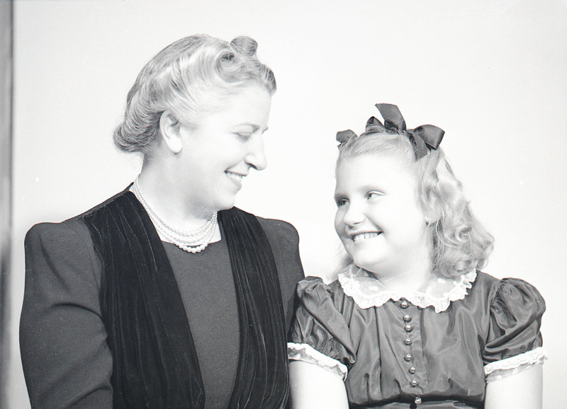 Mrs. Fred Haines And Daughter 