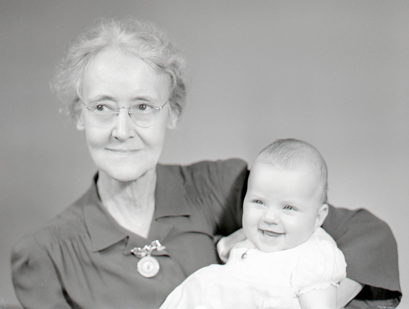Mrs. E. Robinson & Granddaughter