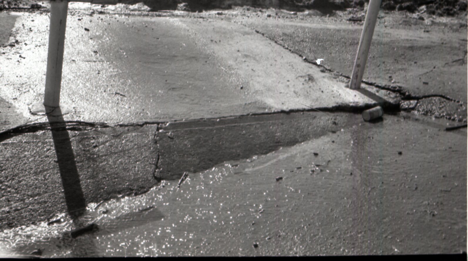 1970s Cement barriers 