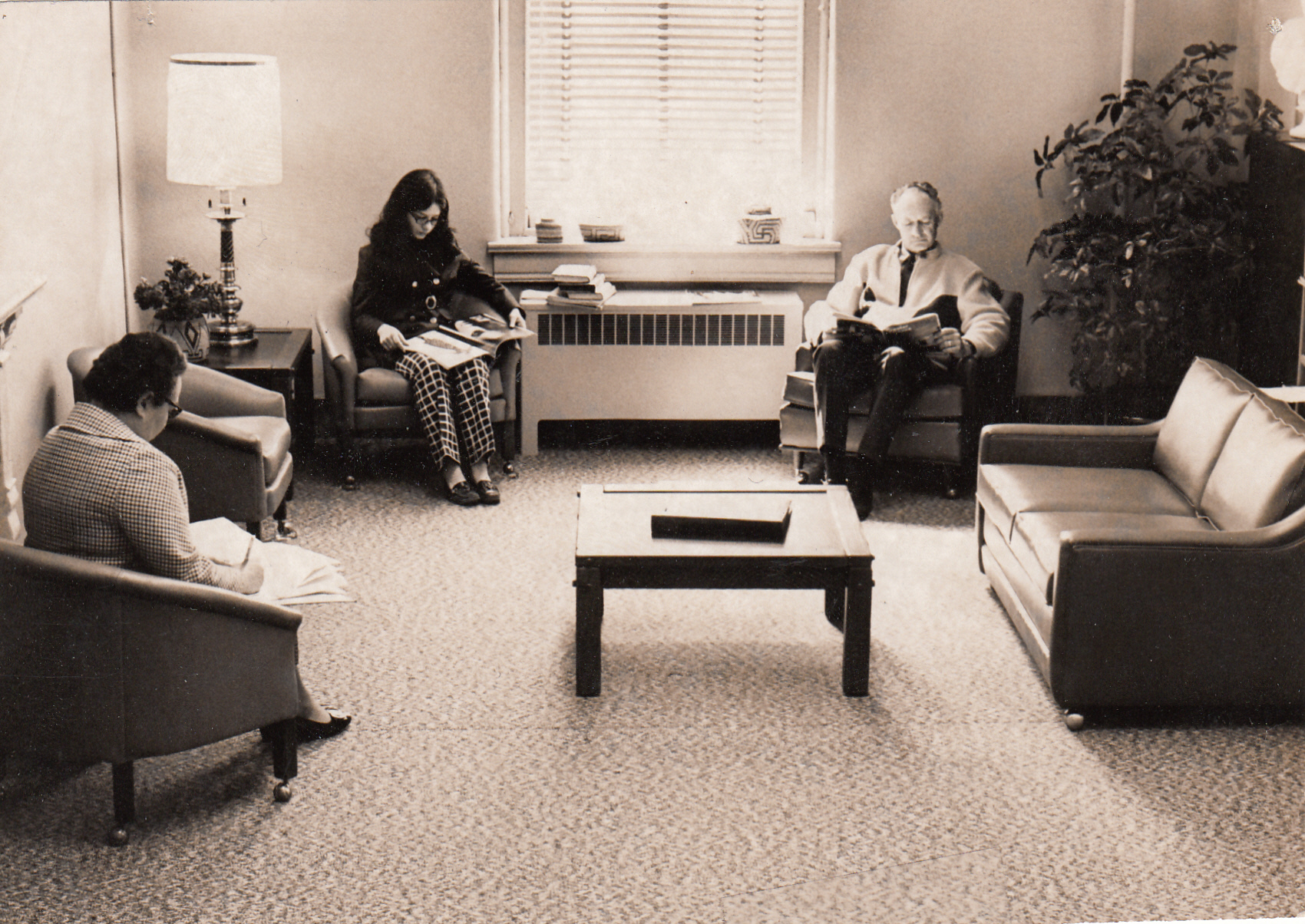 016. Lounge Reading Area in the Fairfield, Iiowa Public Library