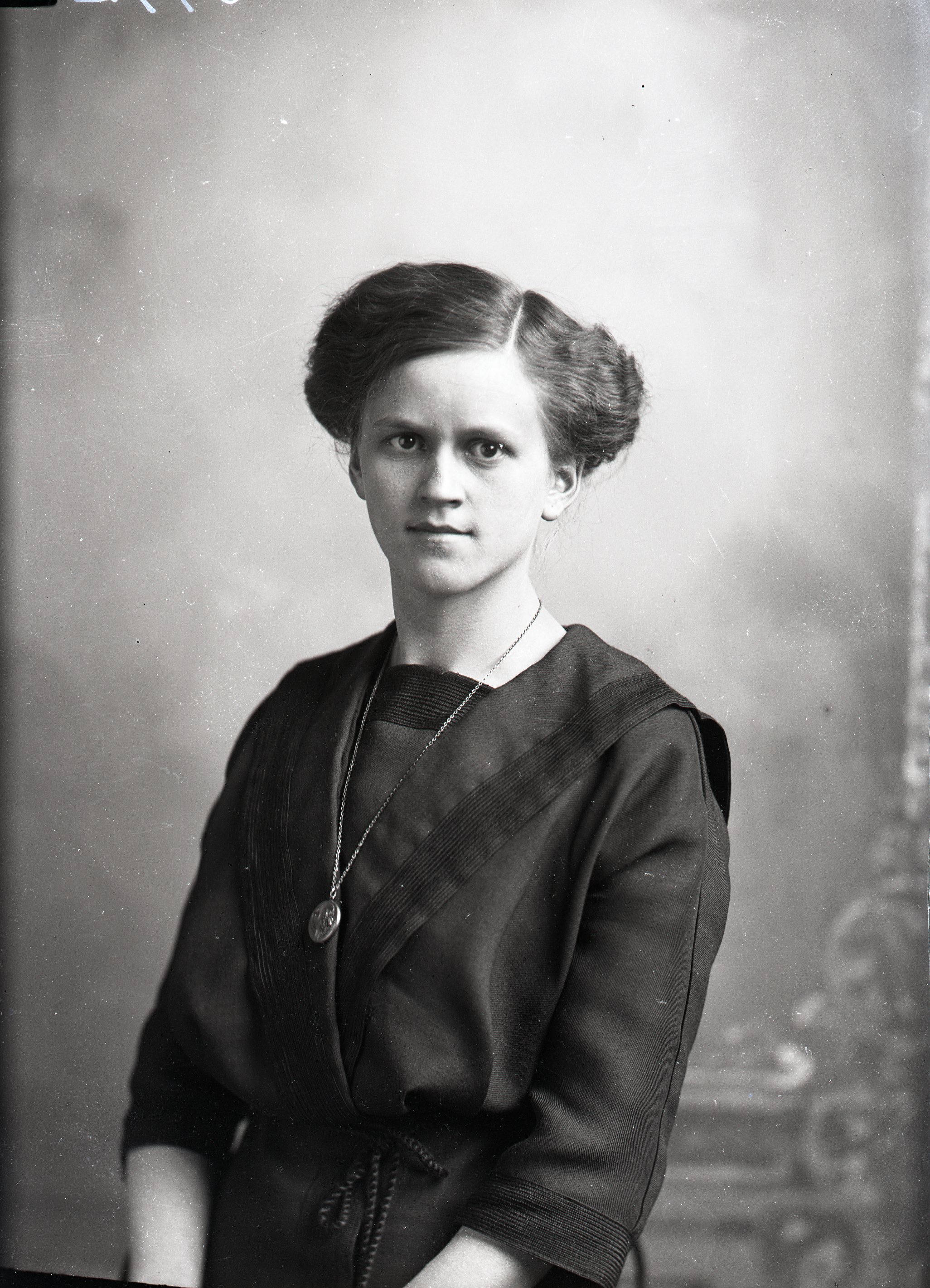 Woman with necklace