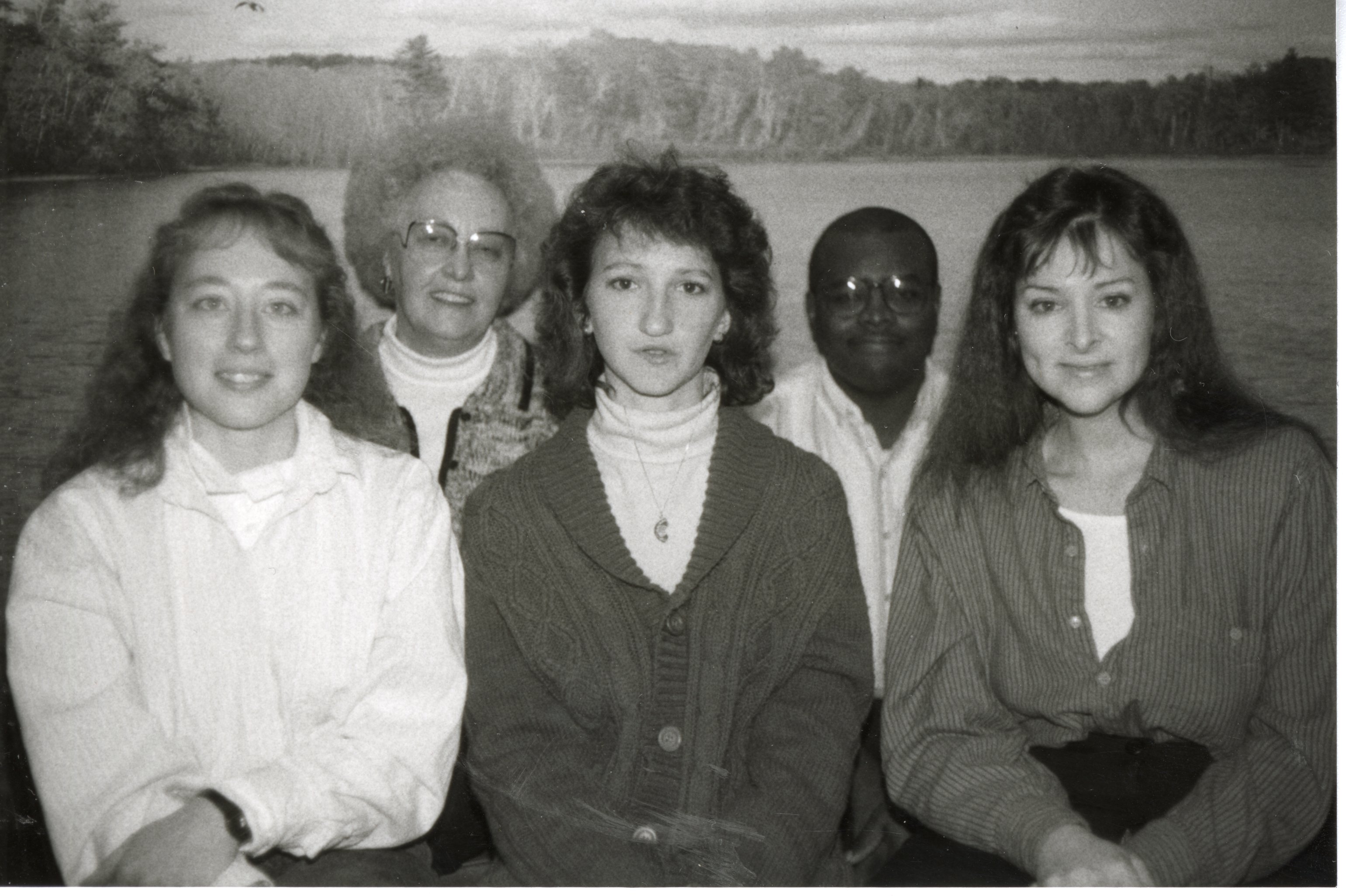 1988 Lisa Neidermayer, Dorothy Davis, Kathy Baughman, Terry Cosby, and Sally Mehaffy 