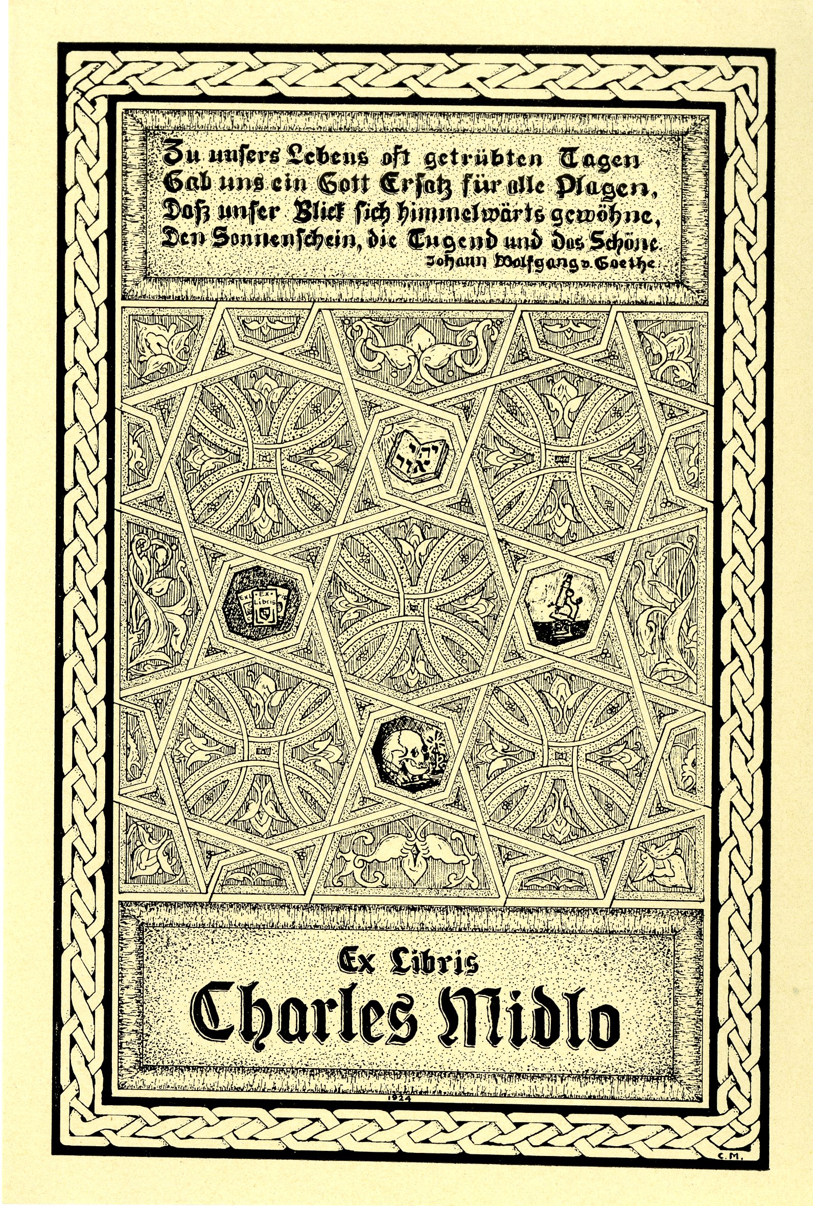 Charles Midlo Bookplate