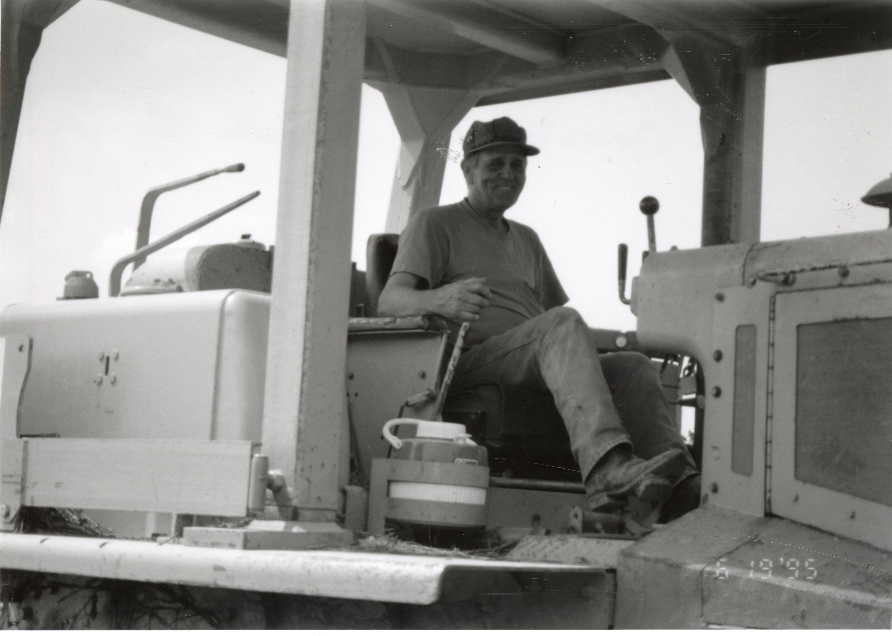 2002 Harold Baker on earthmoving machine