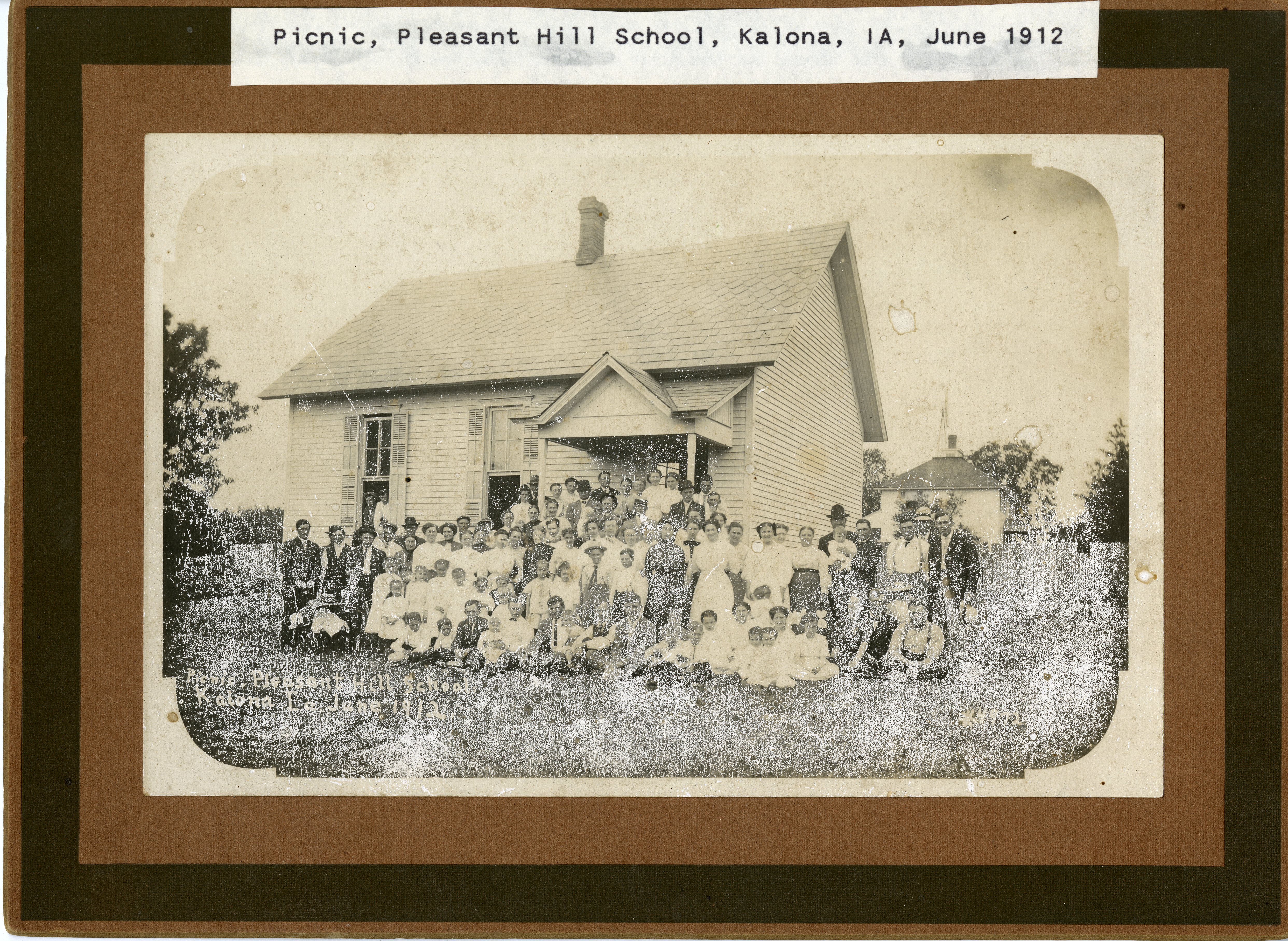 Picnic at Pleasant Hill School in Kalona
