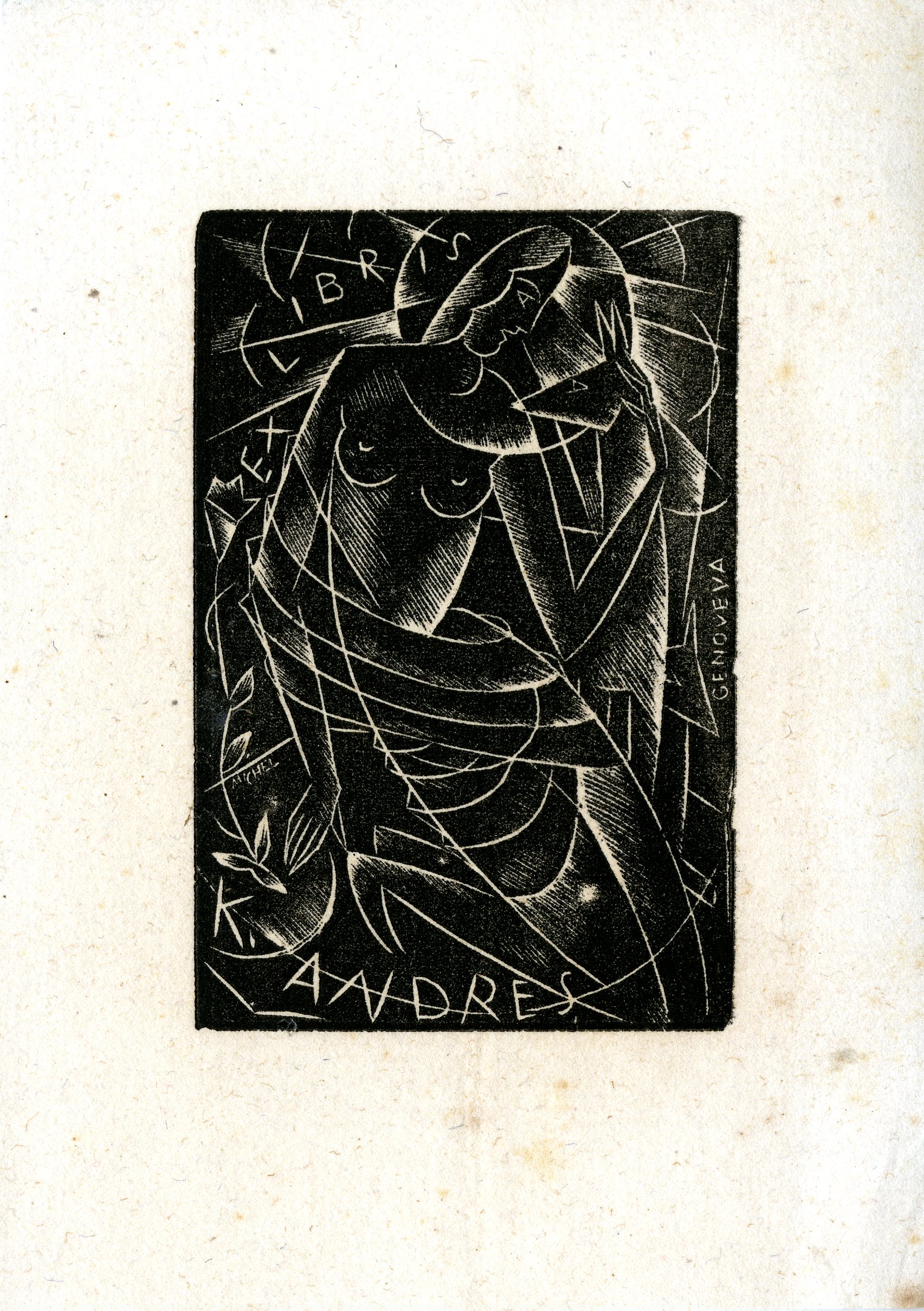 Karl Martin Andres Bookplate