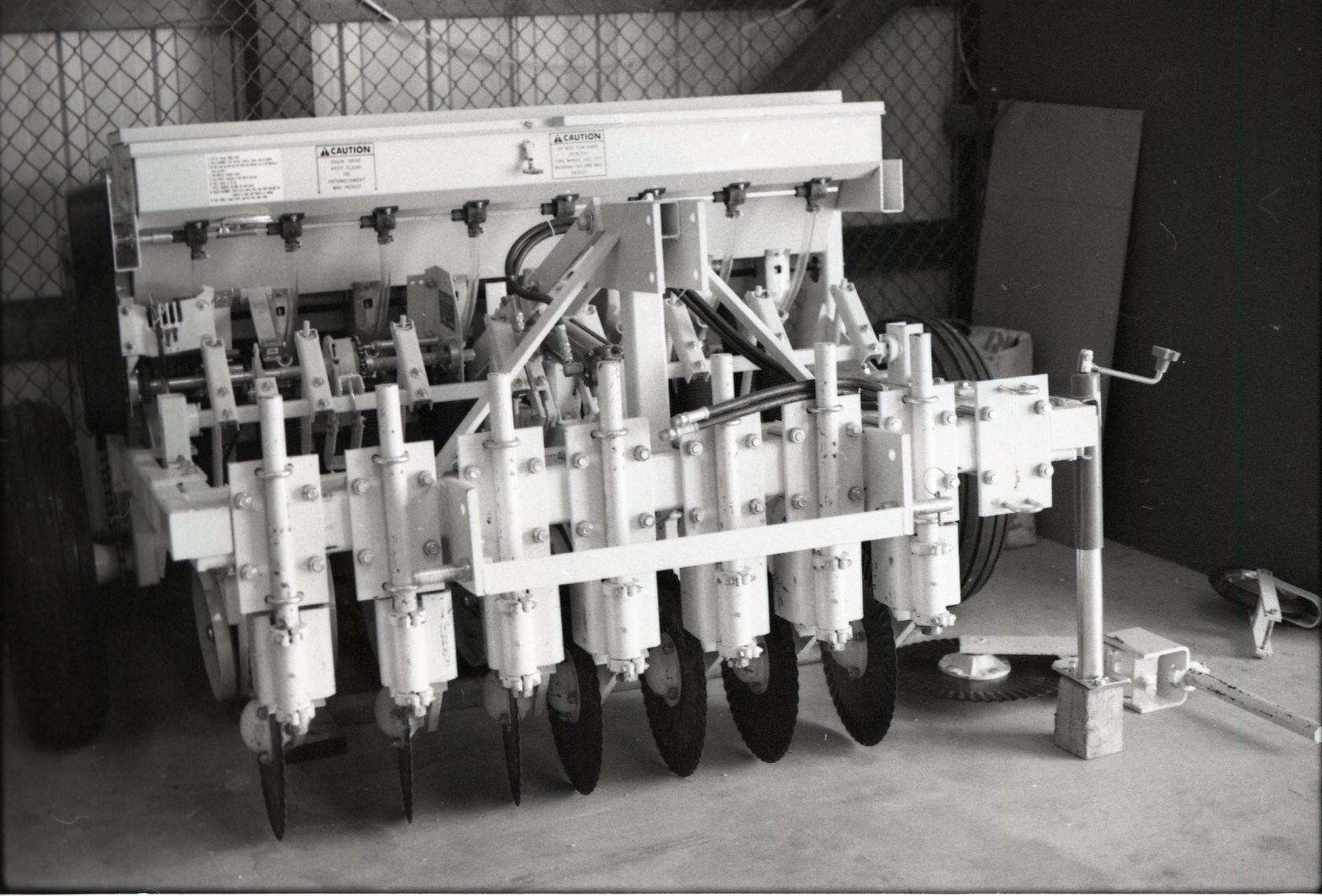 Disking machinery on display