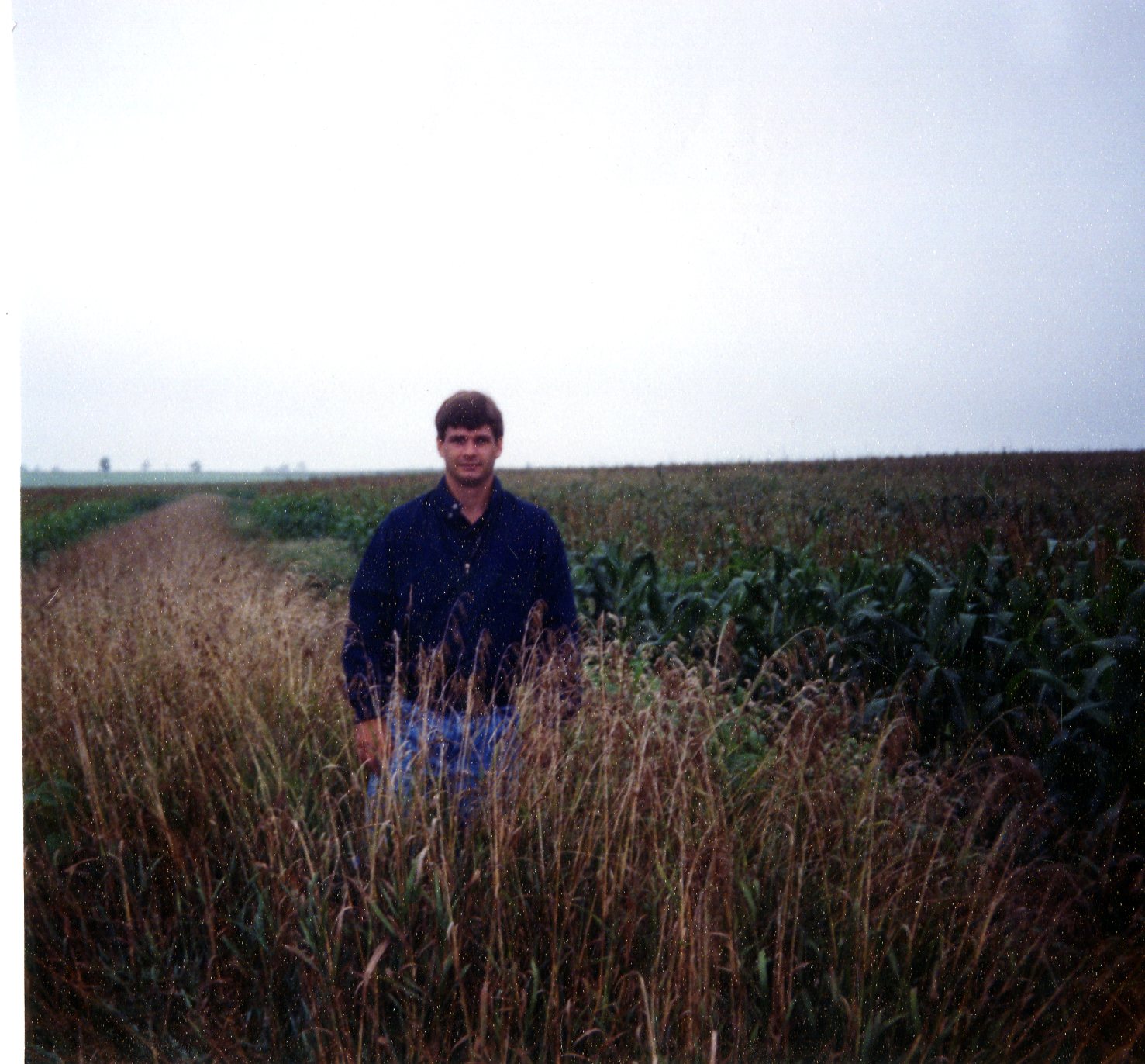 Man in Tall Grass
