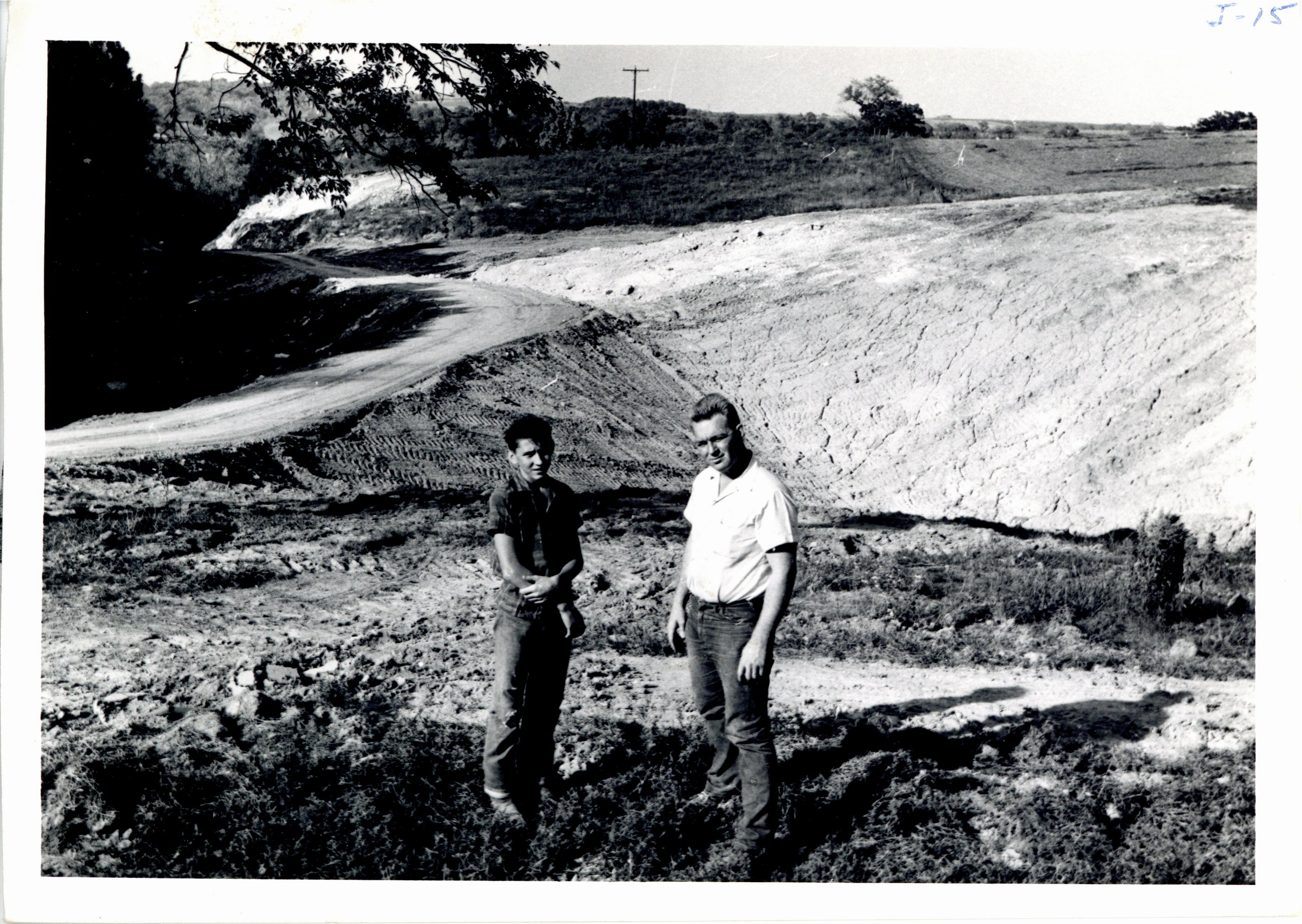 Construction of Edward Rubel wildlife pond, 1963