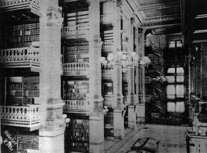 State Law Library of Iowa Rows of Books