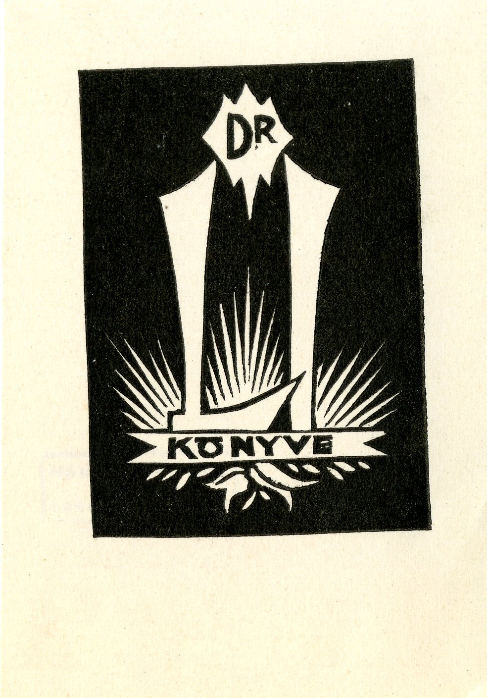 Konyve Bookplate 