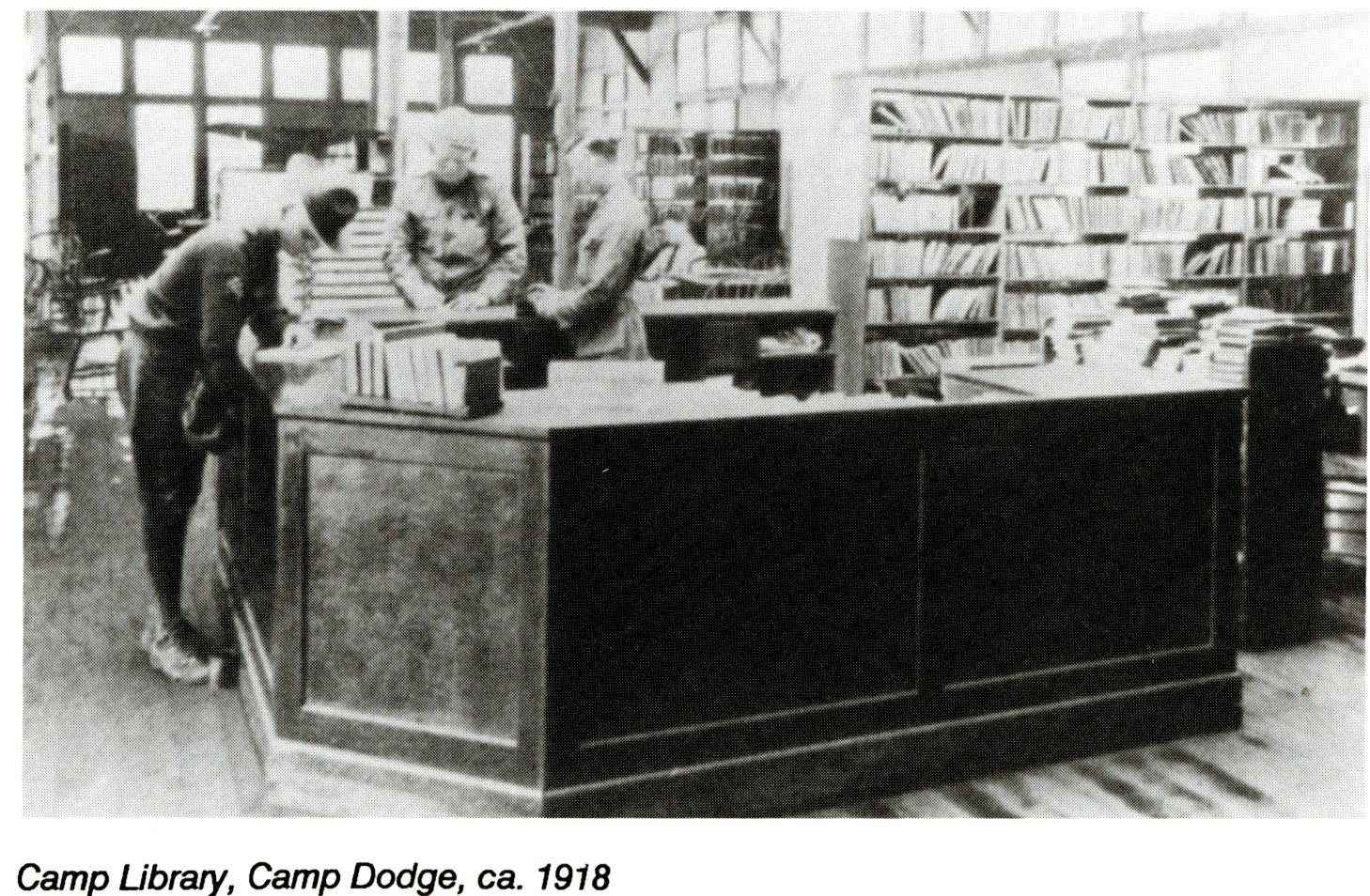 Camp Dodge Library, 1918