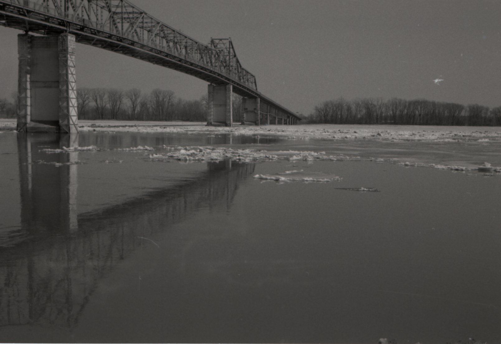 Mississippi River and bridge