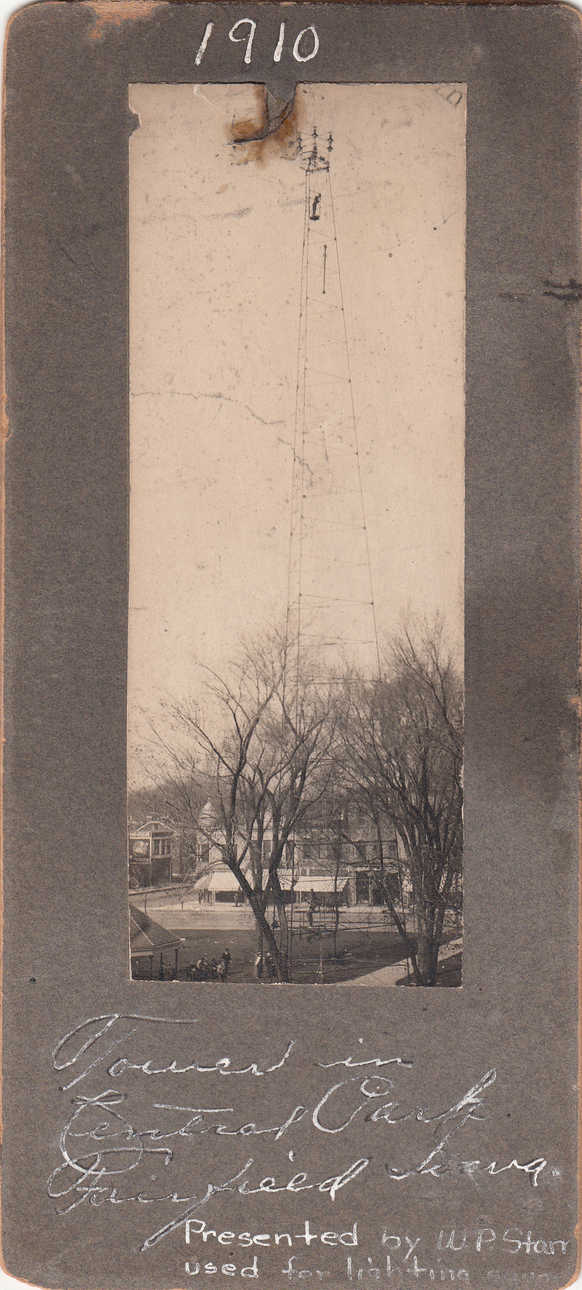 Light tower in Central Park