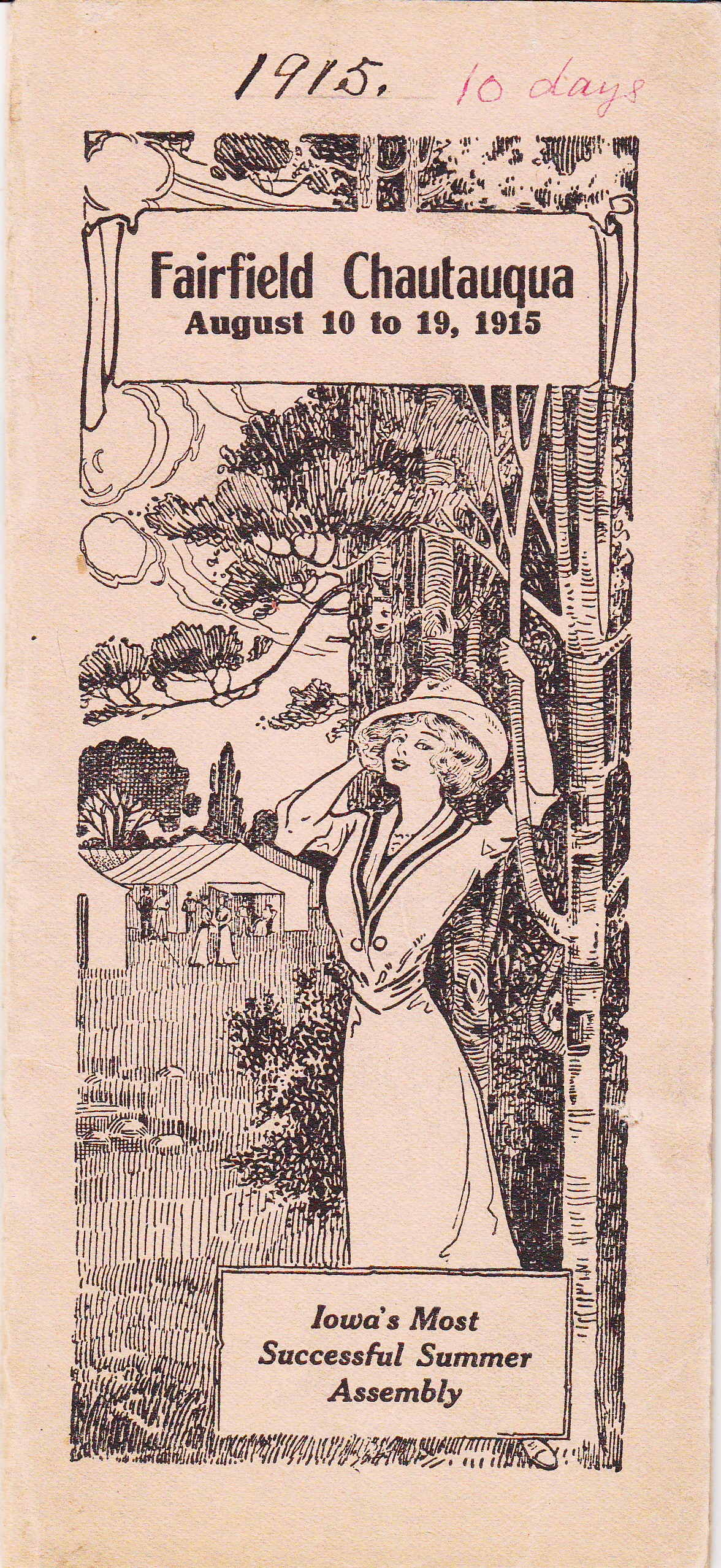 1915 Fairfield Chautauqua program
