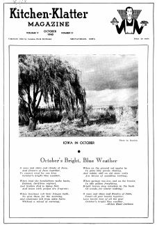 Title page; Kitchen-Klatter v. 05, n. 10, 1940