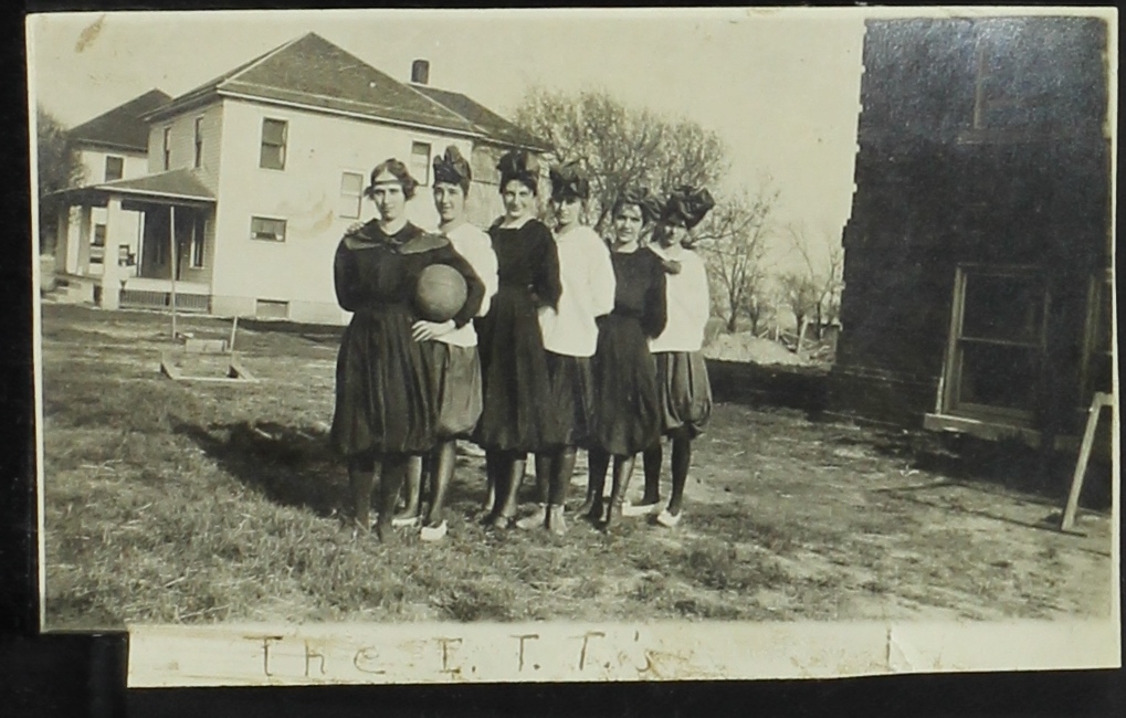 Girls in Basketball Uniform