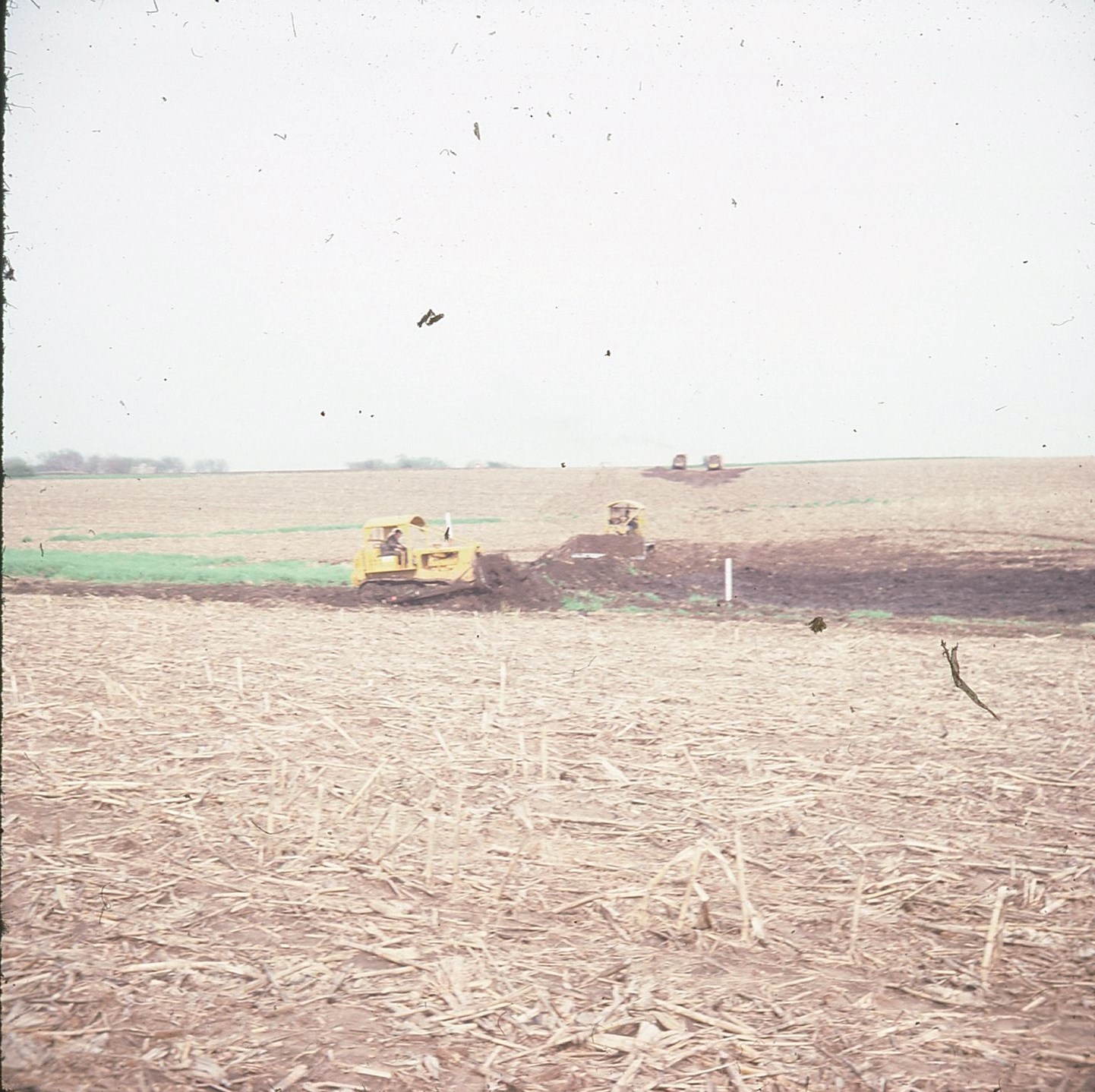 Farmers building terraces in Cherokee County, Iowa.