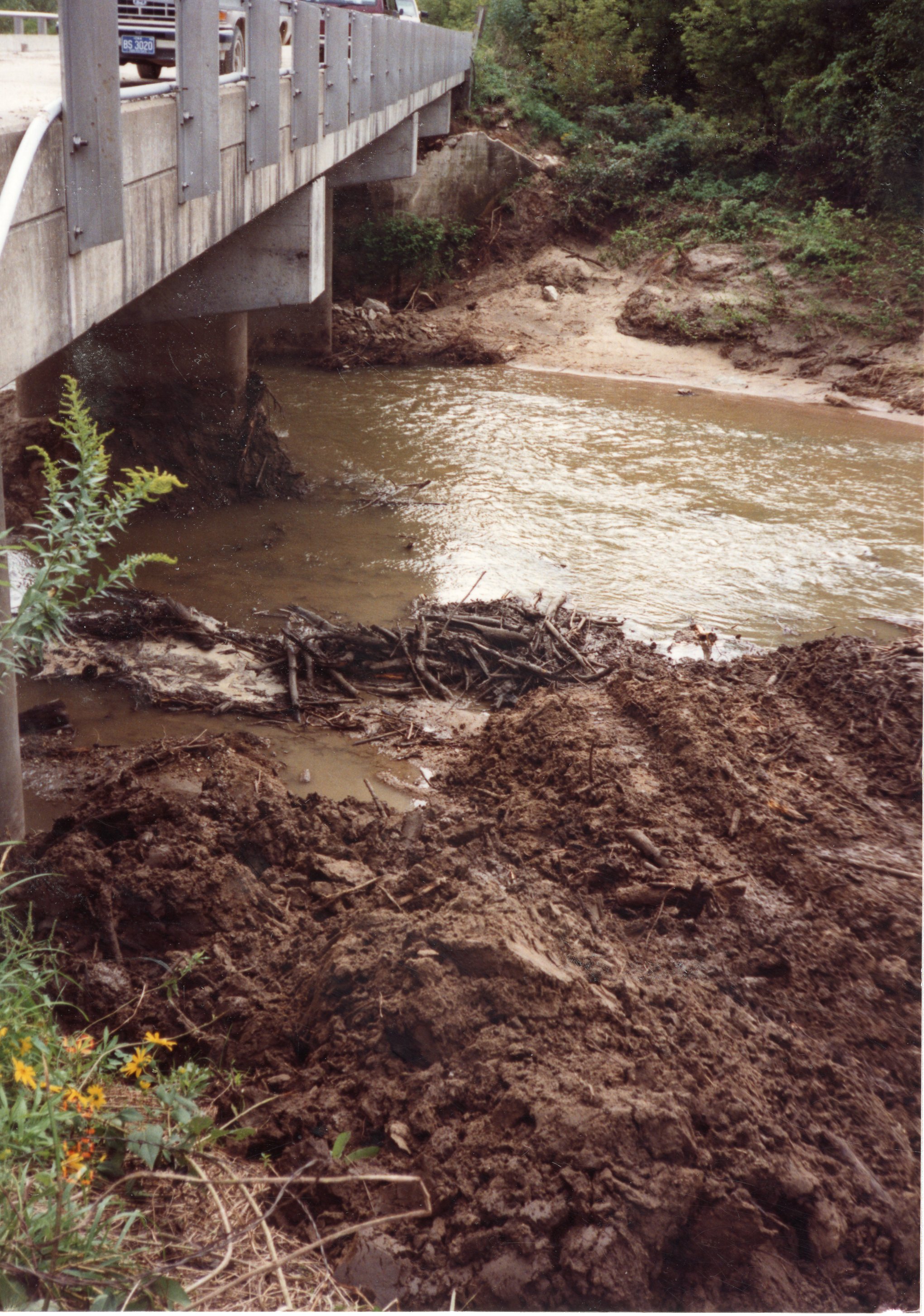 1993 Flint River Bridge after flood