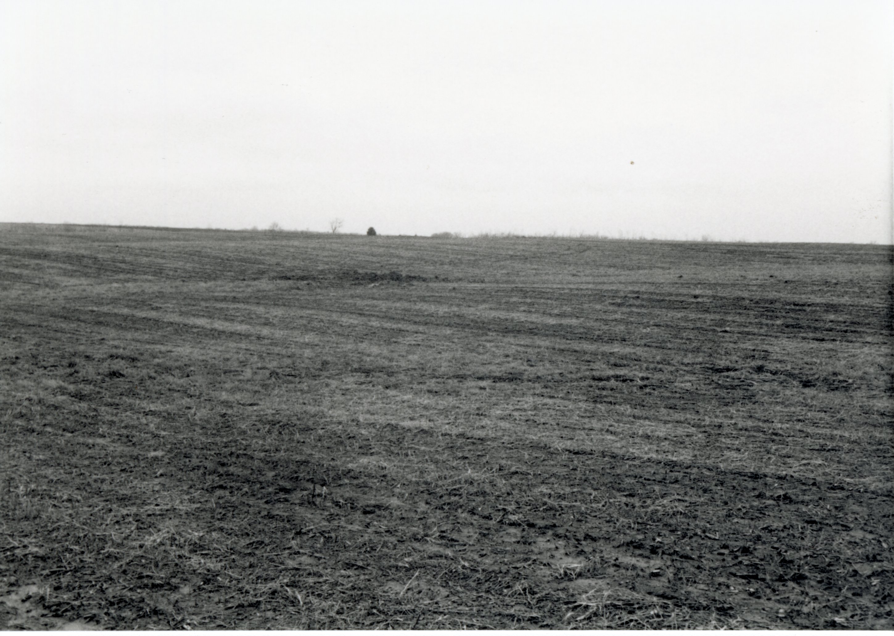 1970s Field after harvest