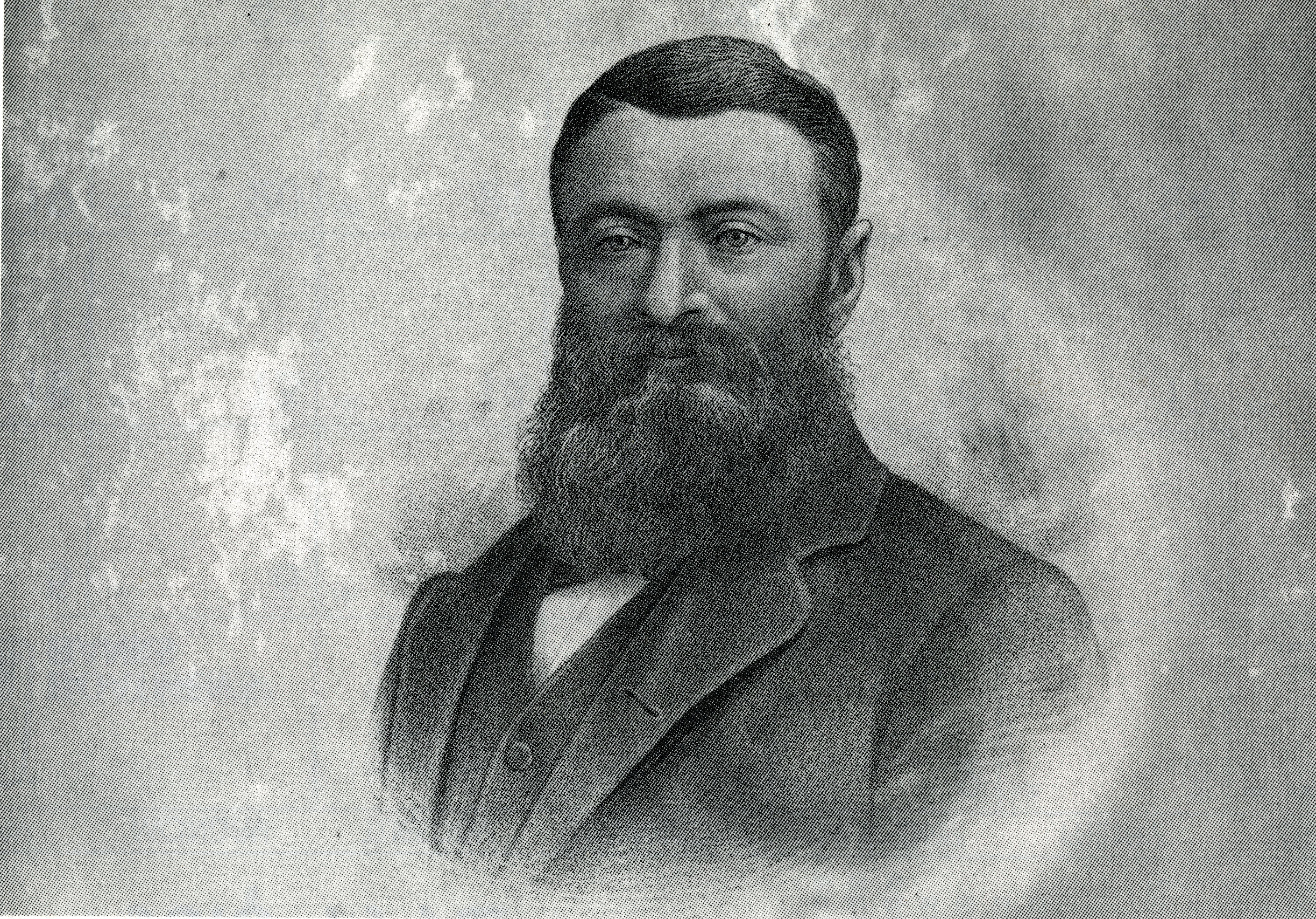 Philip E. Shaver, first president of Kalona Savings Bank, 1892