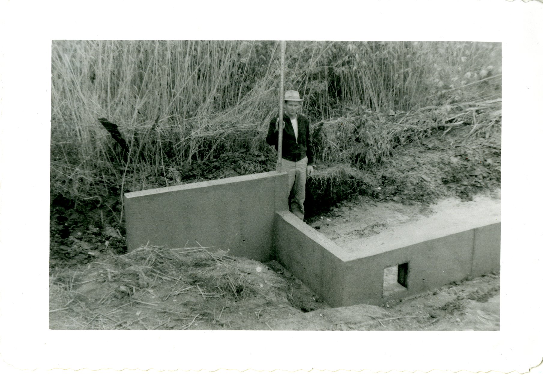 Toe Wall on Sidney Swanson's Land, 1959