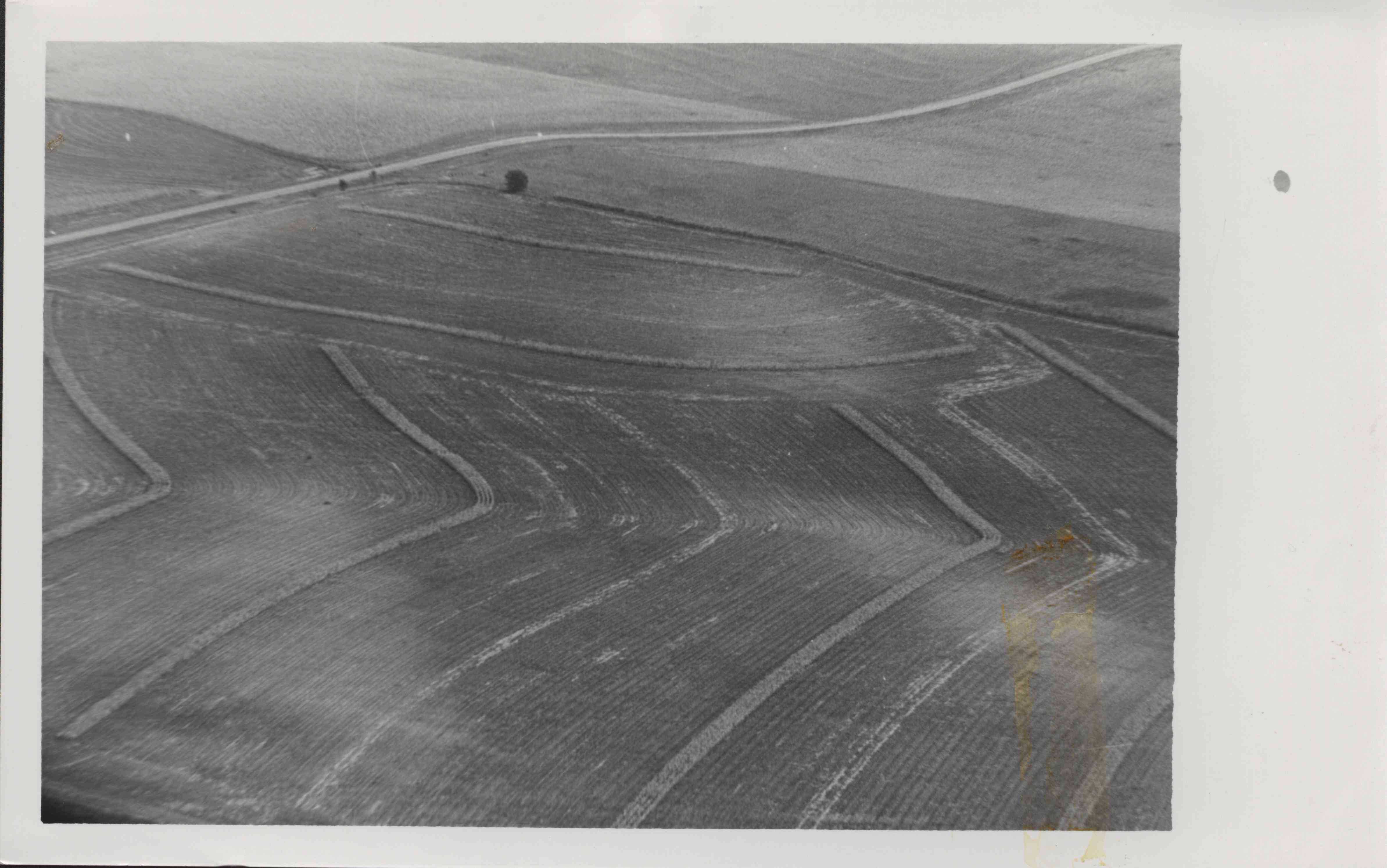 Coutoured V-shaped land in Plymouth County, Iowa
