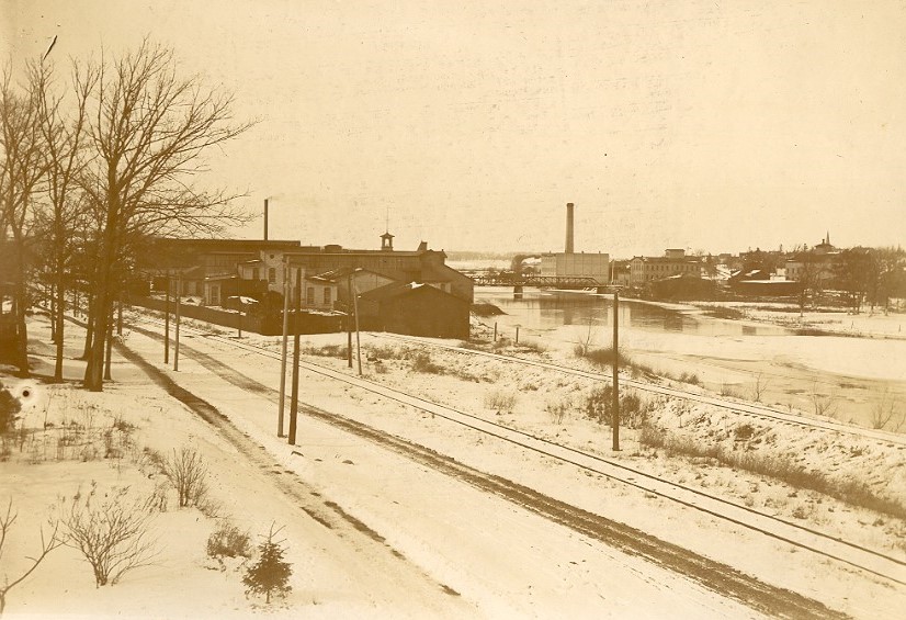 Industrial Area & Railroad 