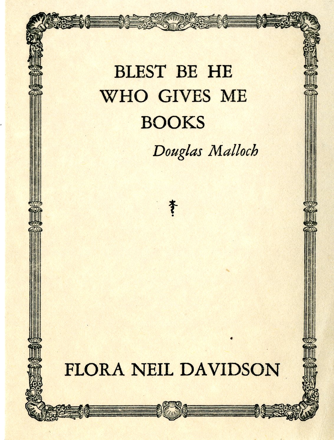 Flora Neil Davidson Bookplate