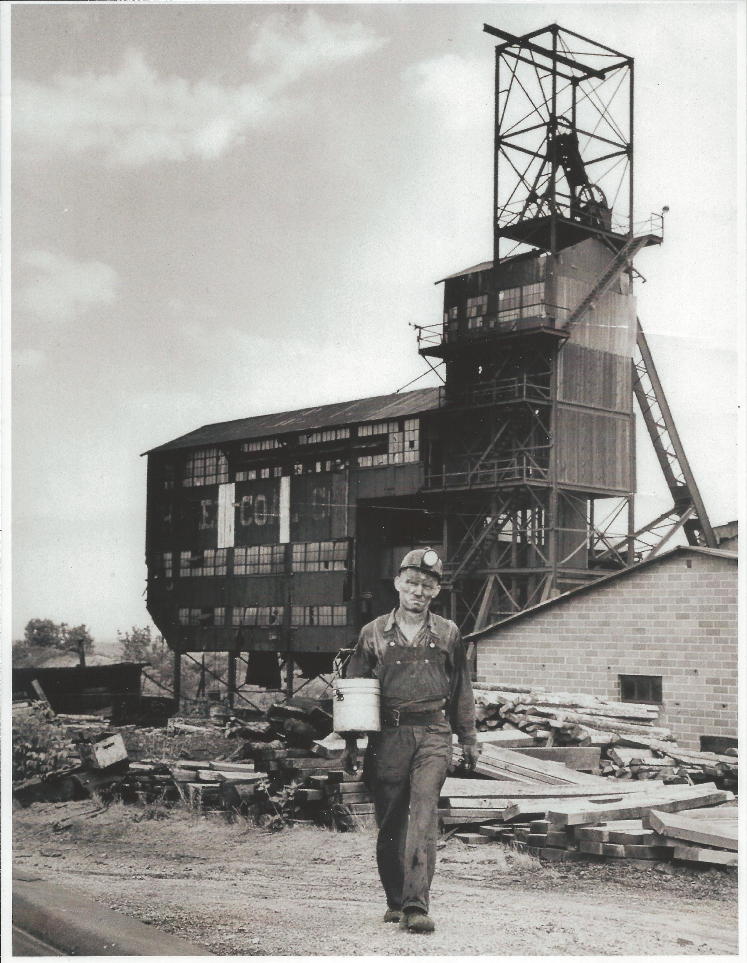 Last Coal Miner out of Shuler Mine on closing day