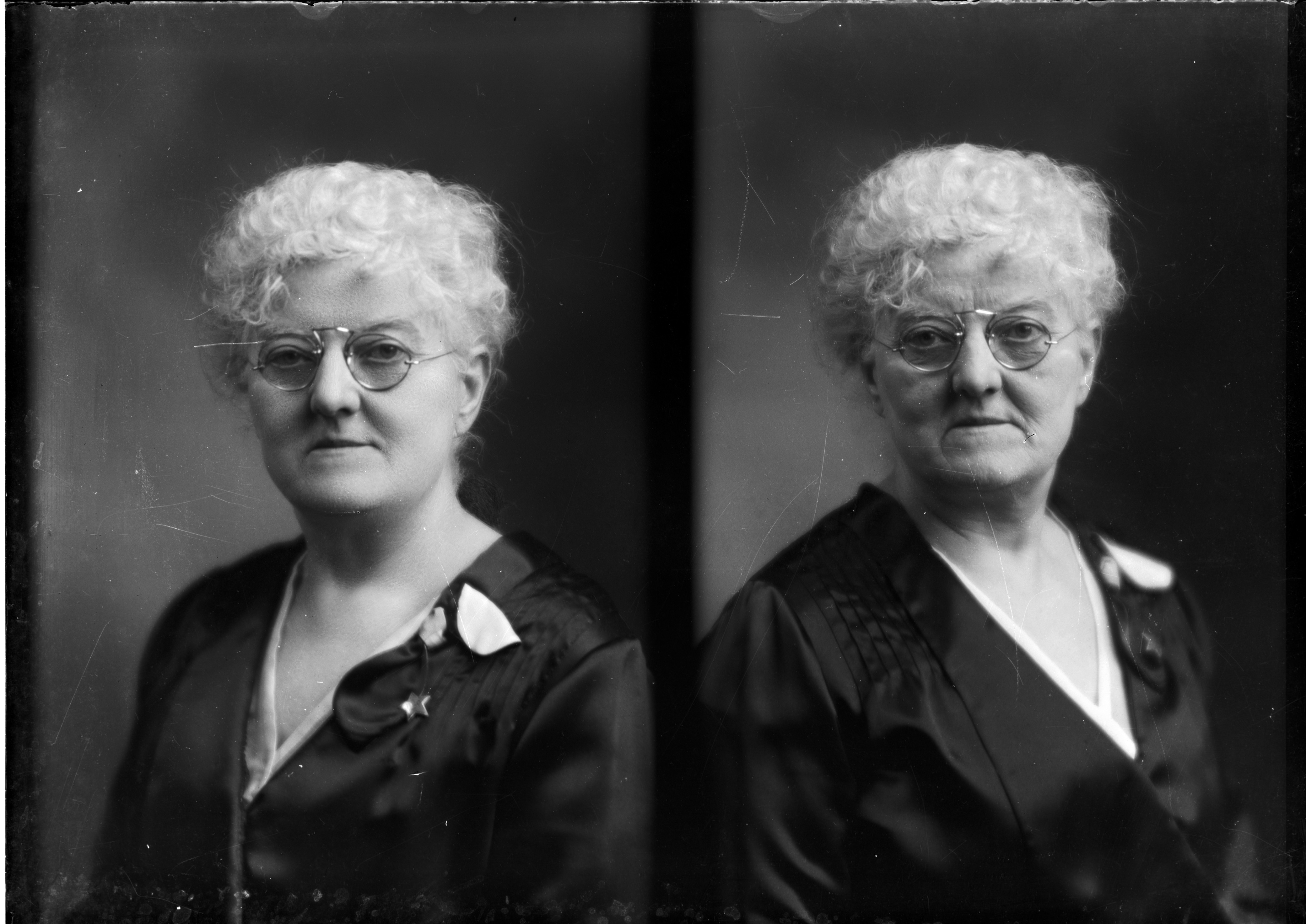 Woman with eyeglasses