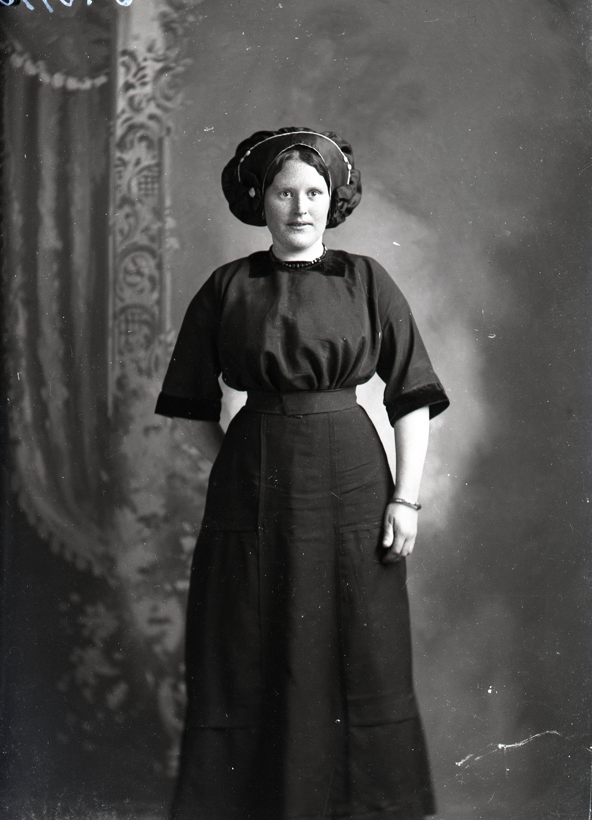 Woman wearing hat