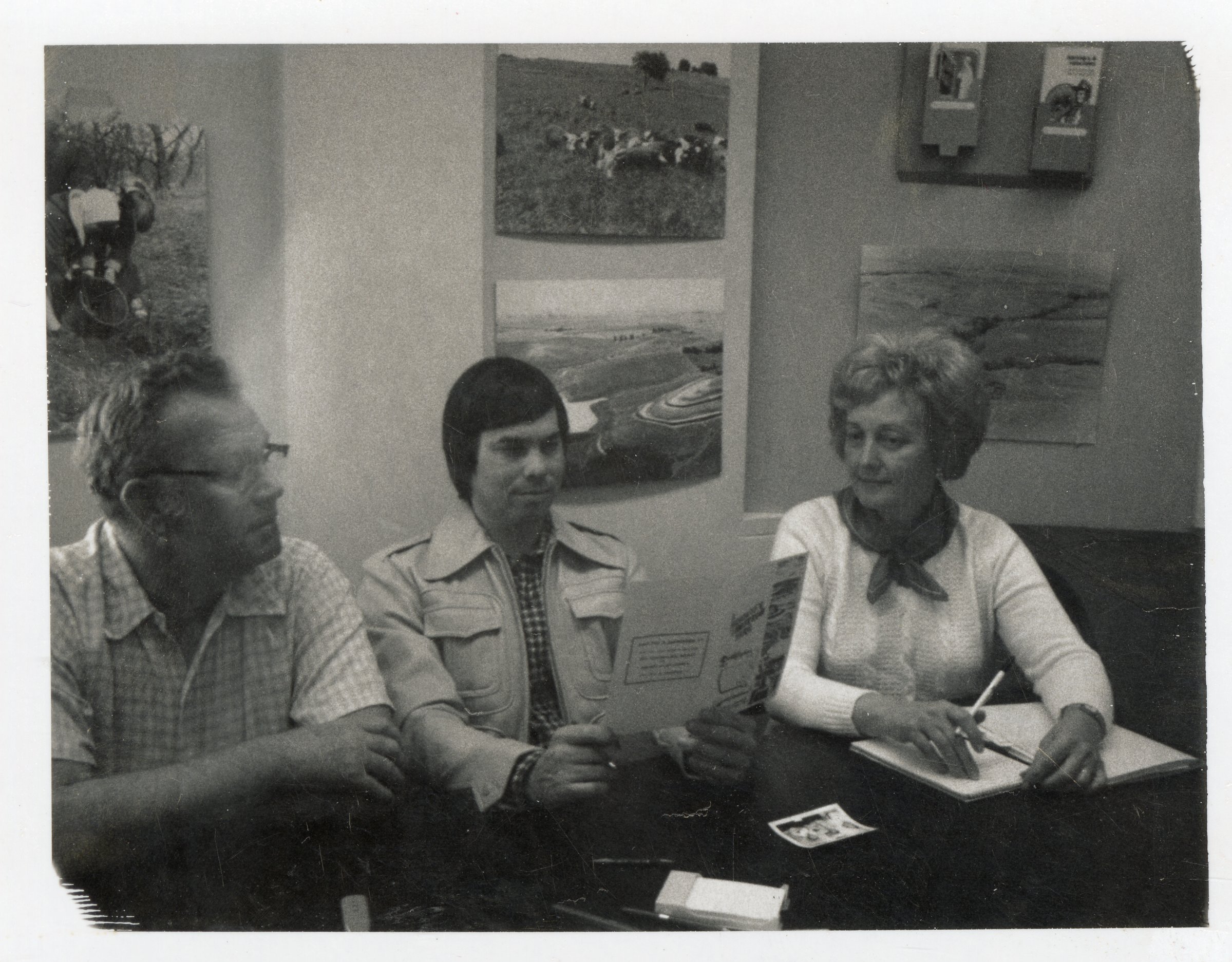 Oren Champ, Howard Bright,  and Dorothy Davis