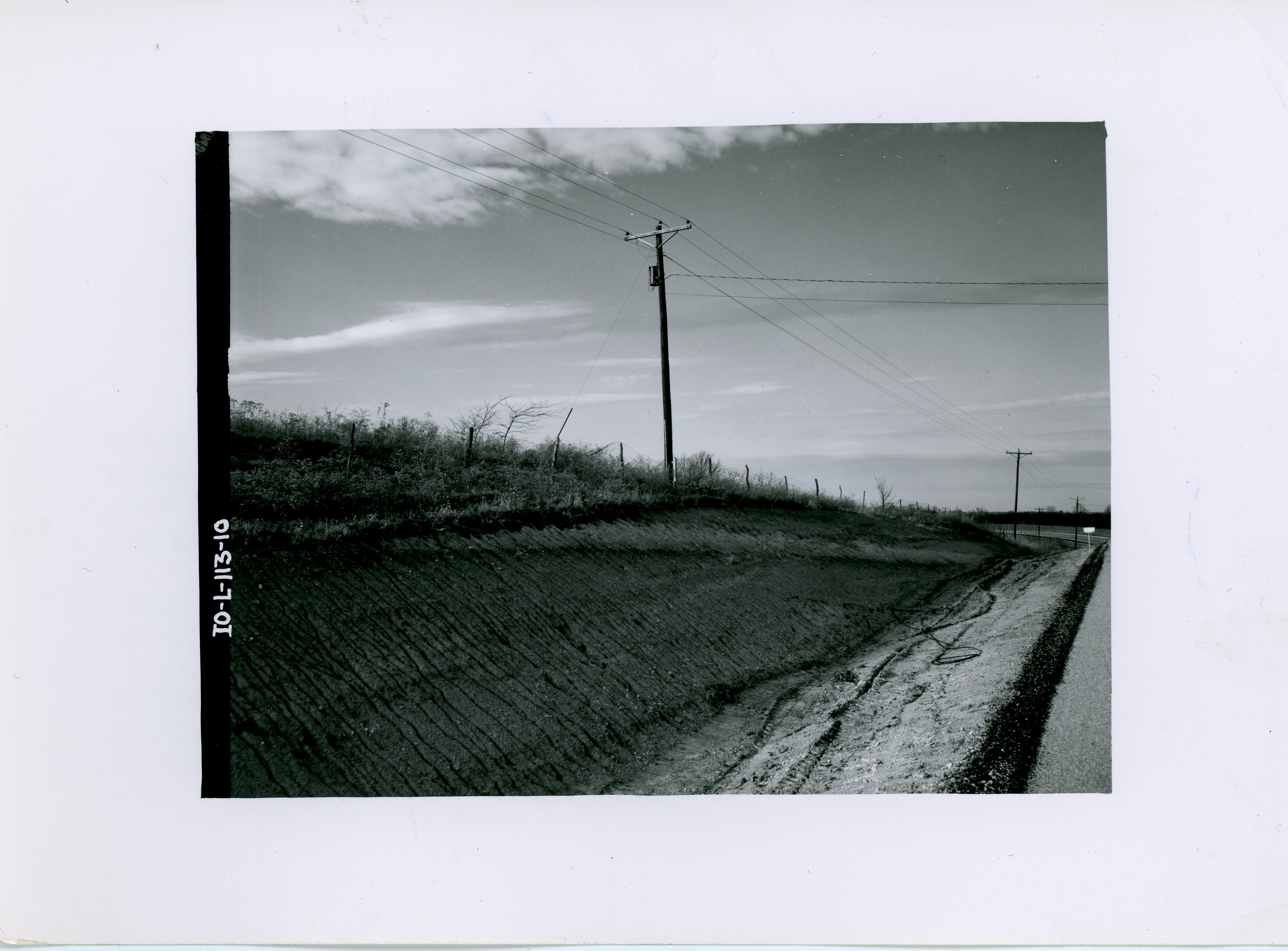 Road cut, 1965