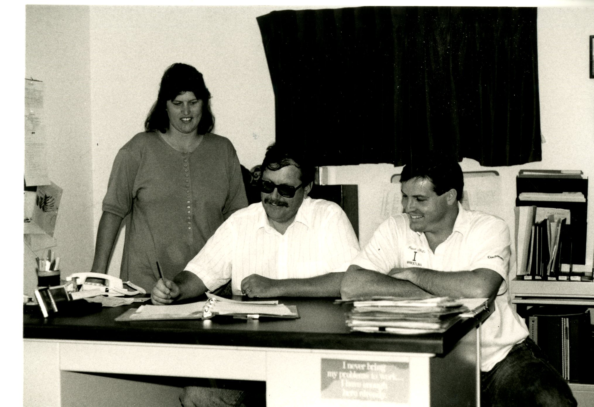 Conservationists at a Desk