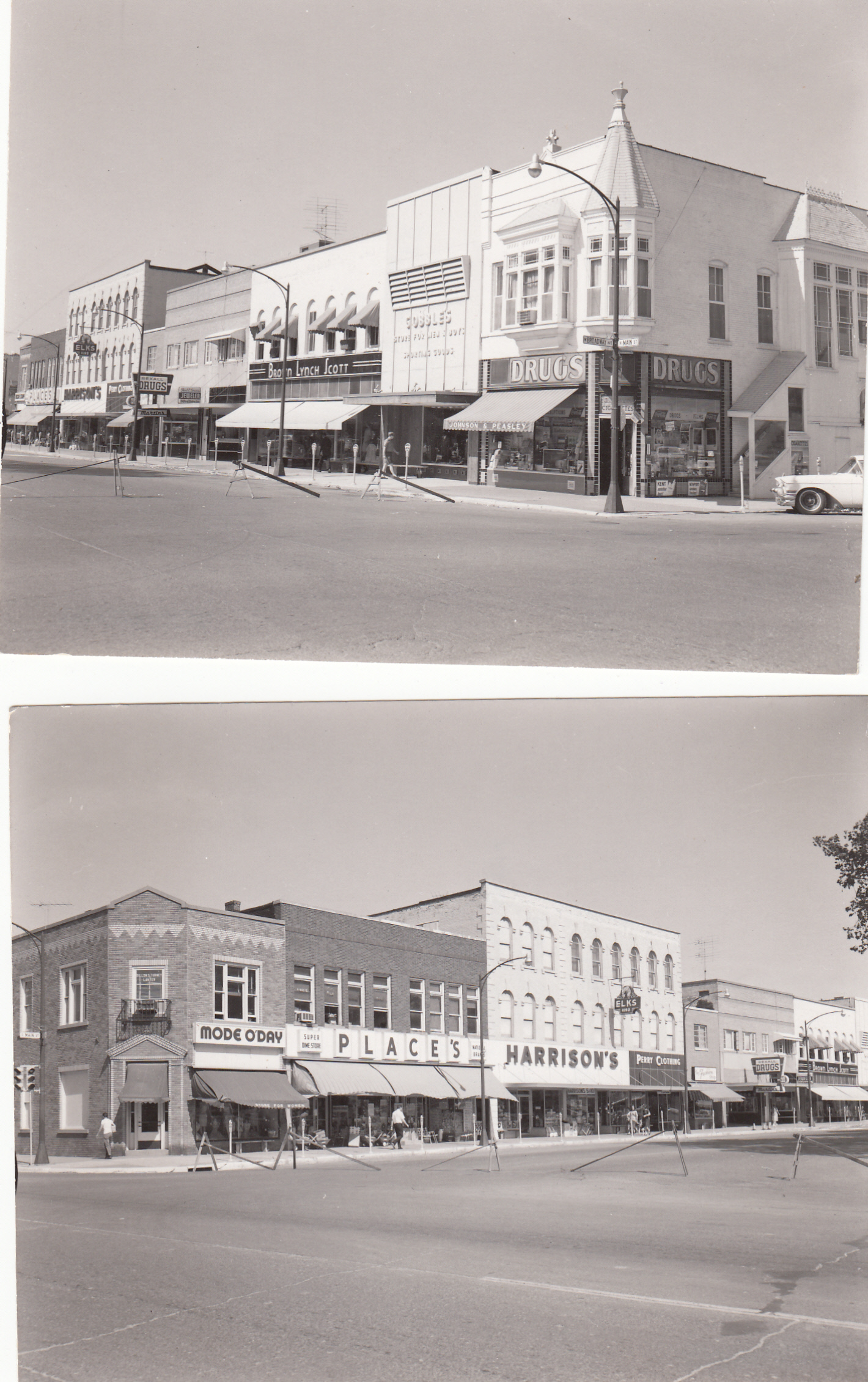 0129 1950's west side of square