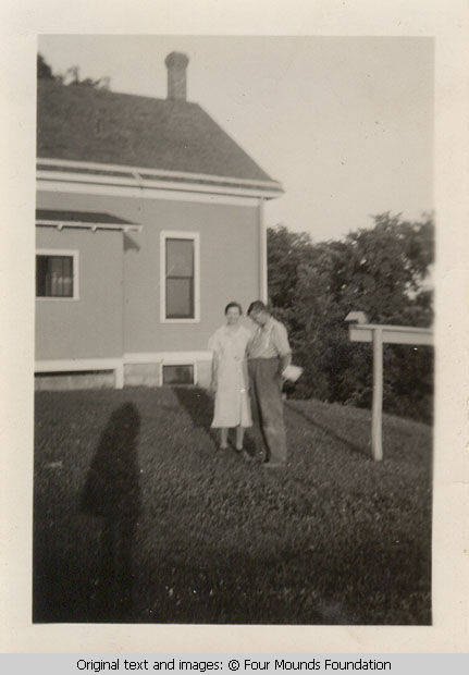 John and Veronica by Gardener's house