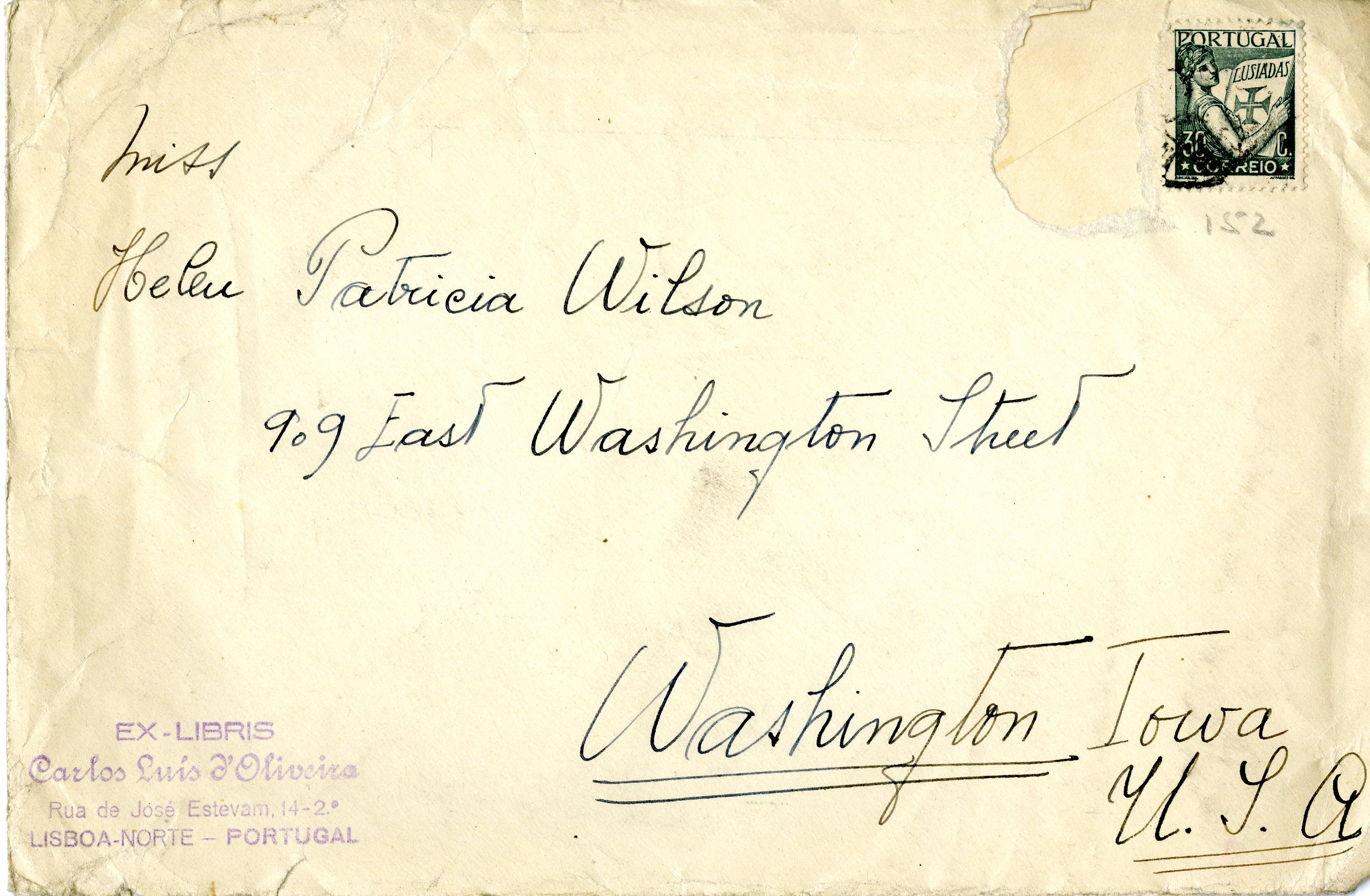 Carlos Luis d'Oliviero Envelope 