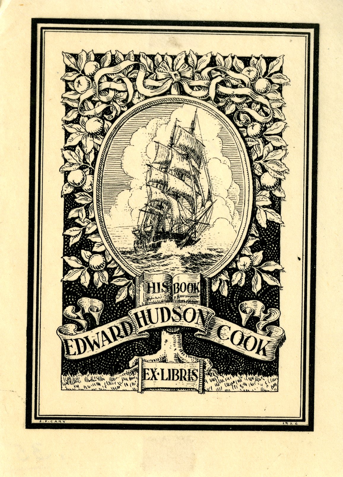 Edward Hudson Cook Bookplate 