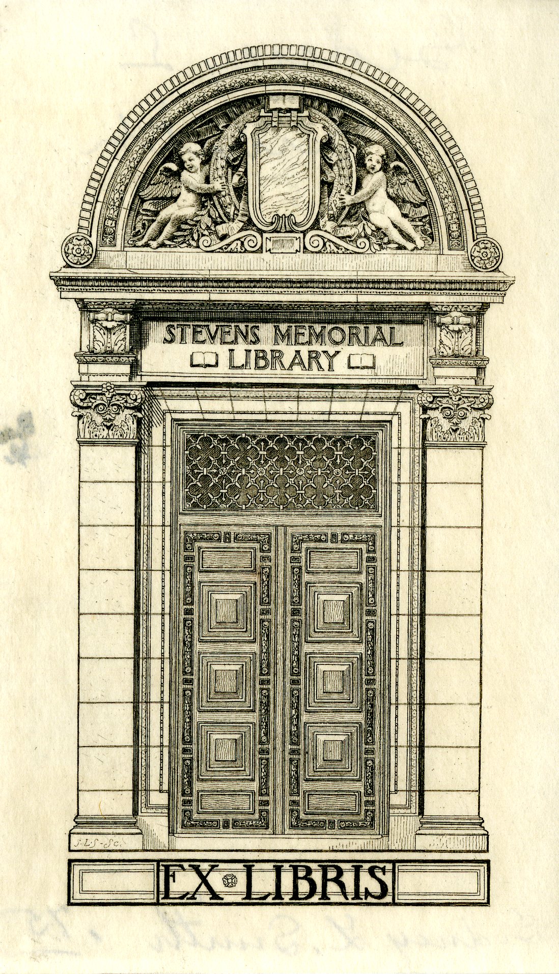 Stevens Memorial Library Bookplate