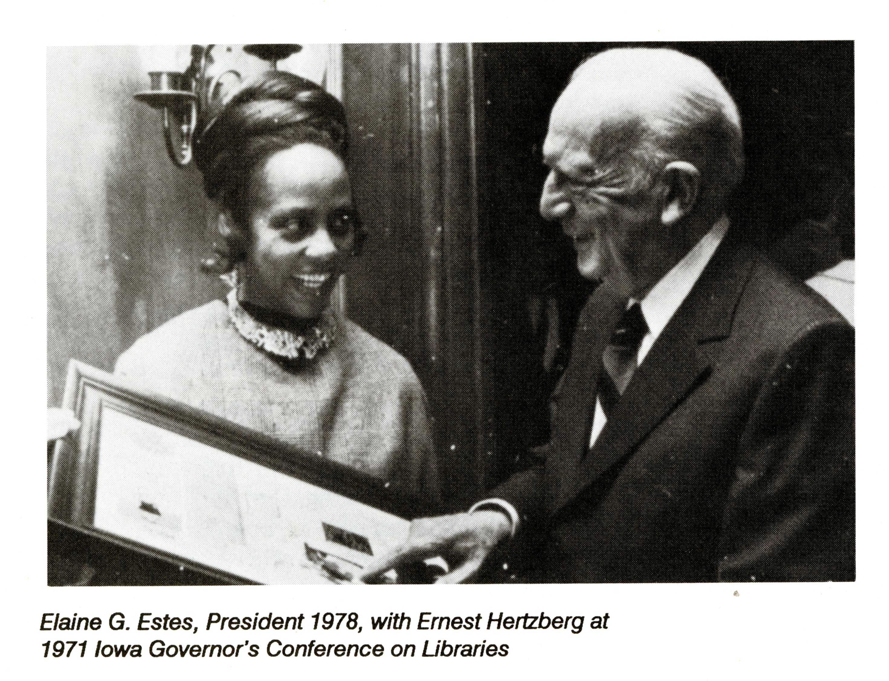Elaine Estes and Ernest Hertzberg