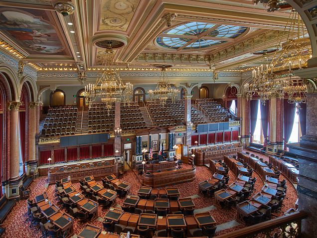 The Iowa Senate Chamber