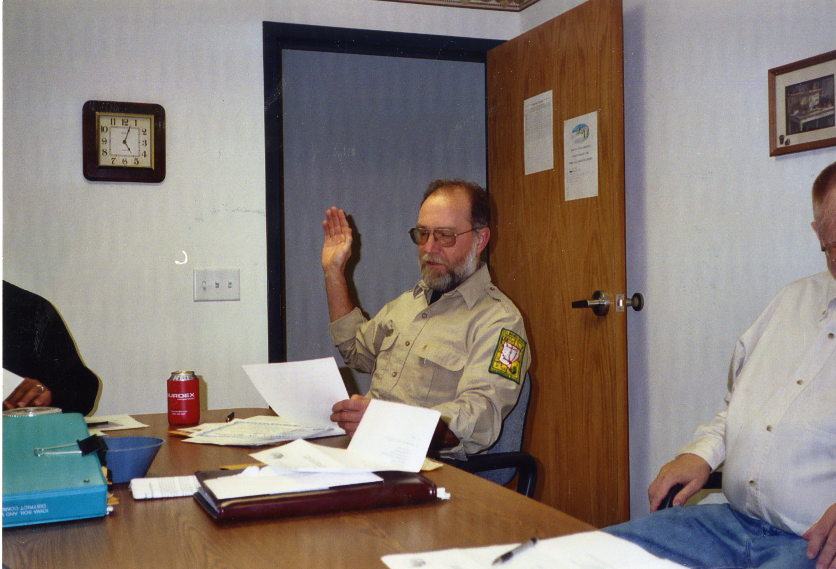 2003 Commissioner Jeff Bergman takes oath of office