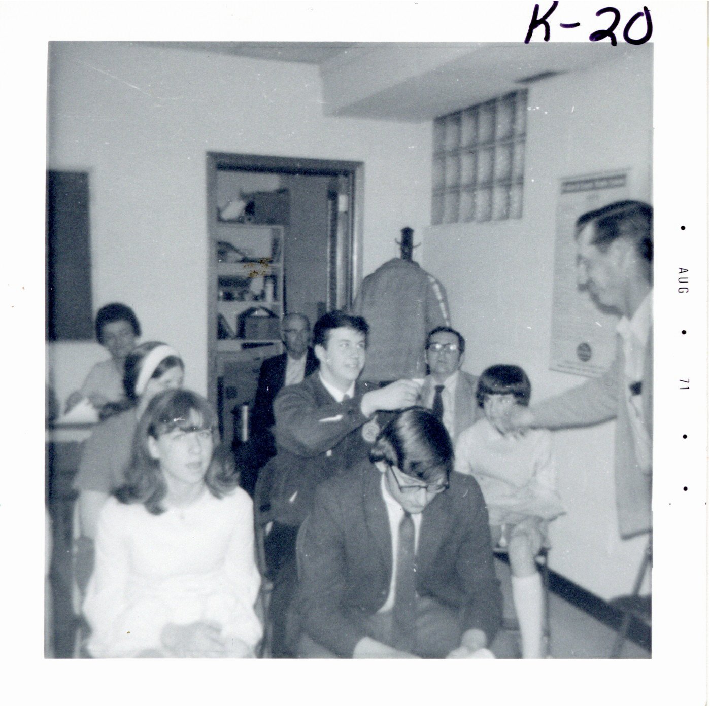 Speech contestants, 1971