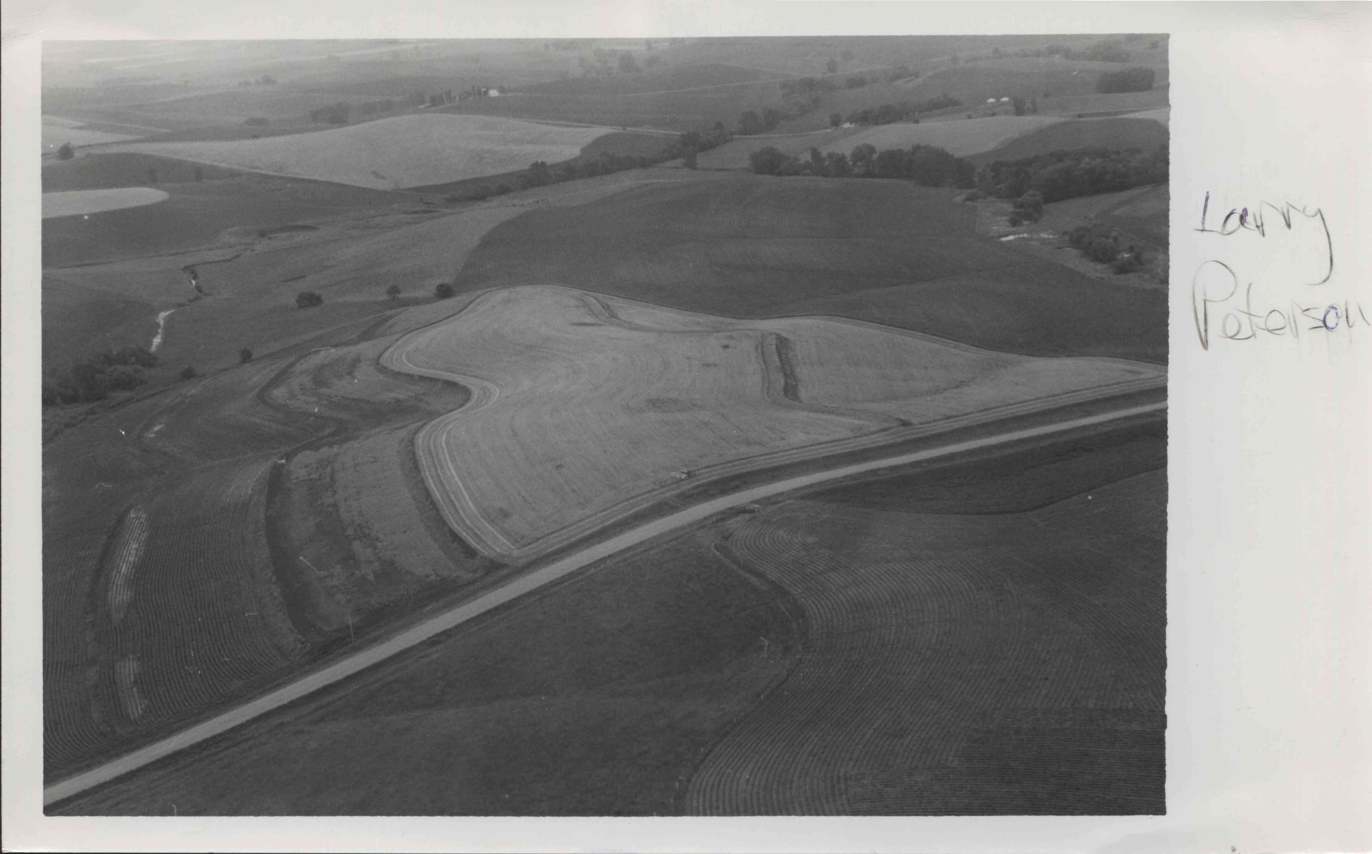Larry Peterson's contoured farmland