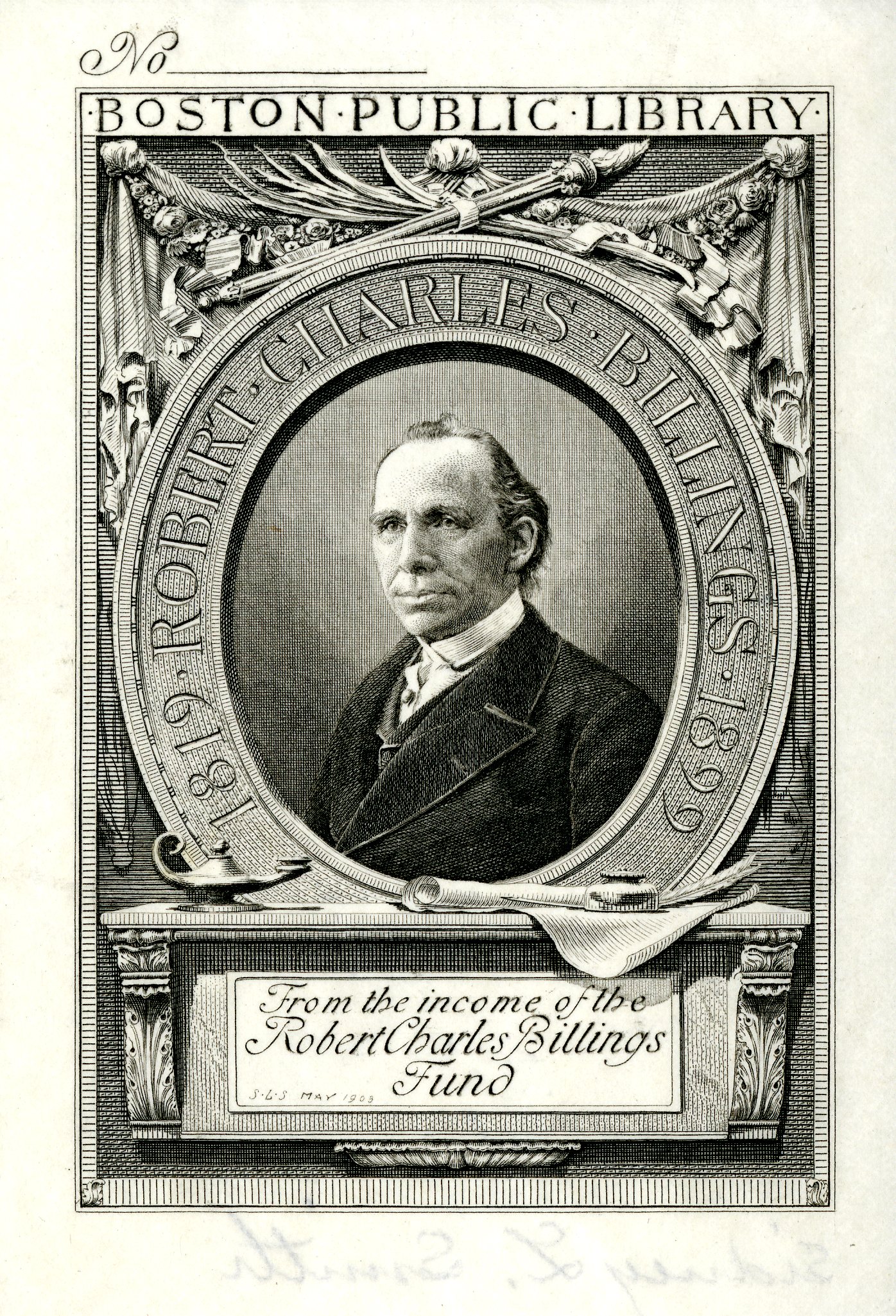 Robert Charles Billings Bookplate 