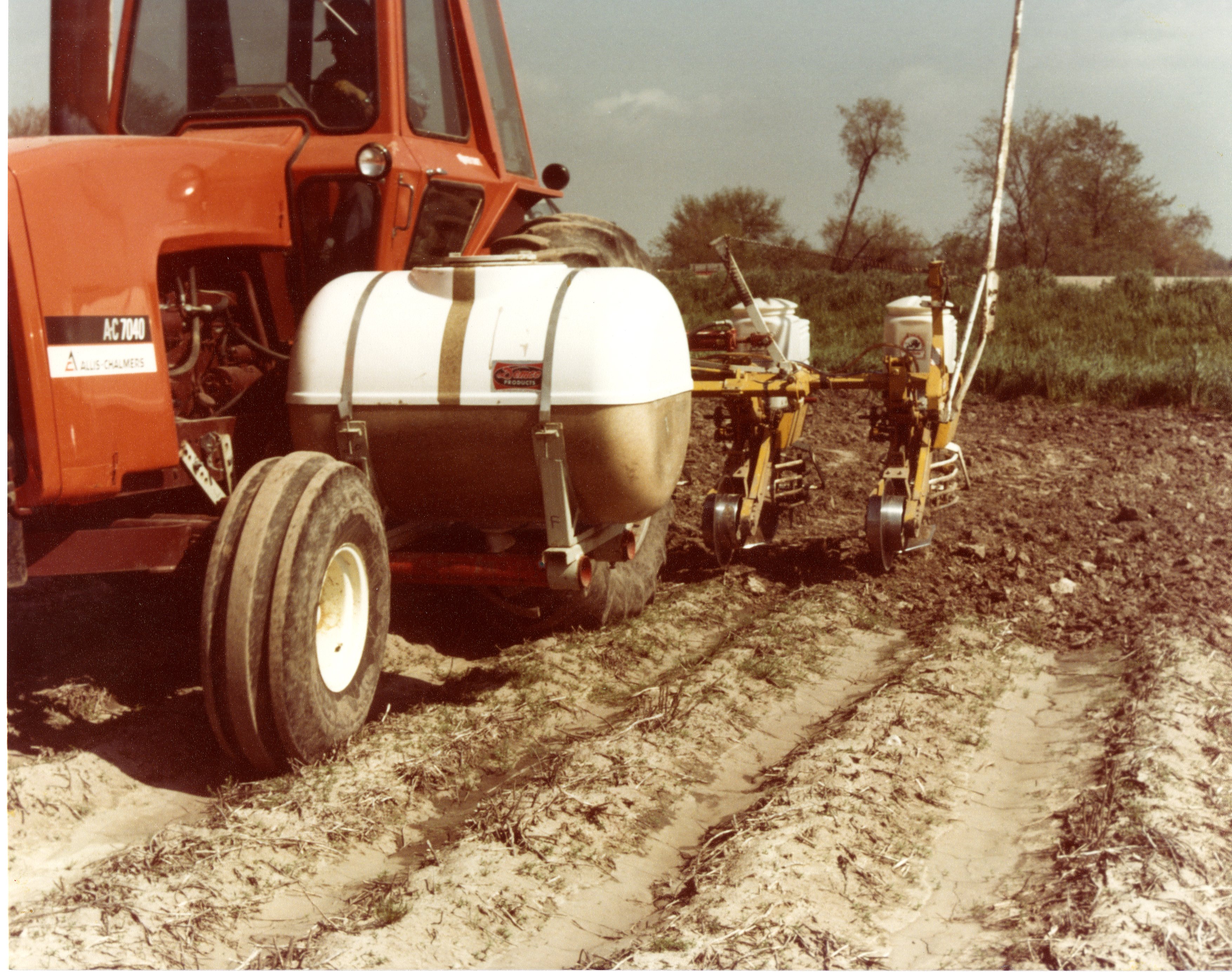 Farmer In Tractor 