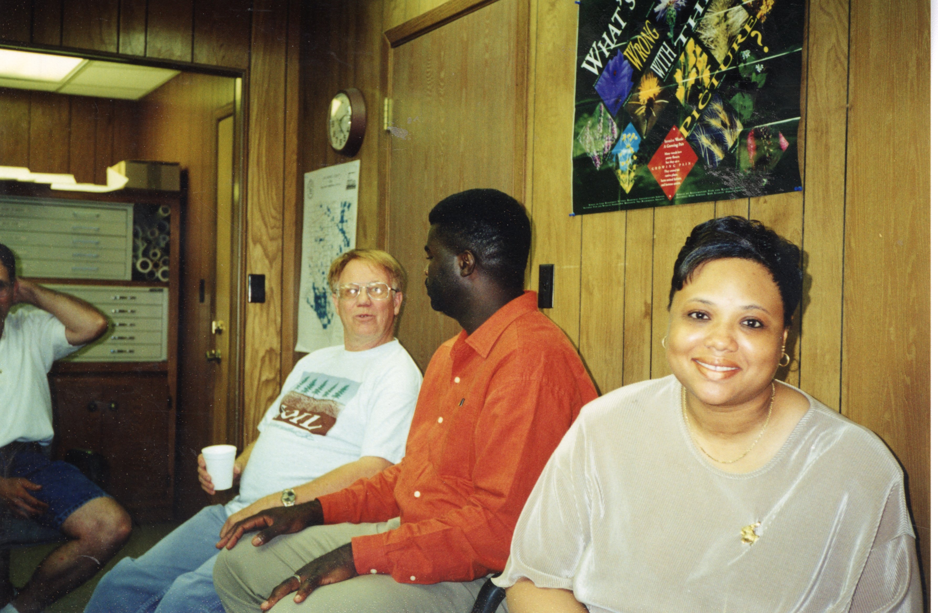 2000  Ron Snyder, JB and Theresa Martin at JB's going away party